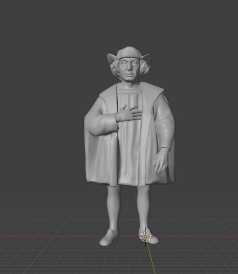 Christopher Columbus 3D print model_1