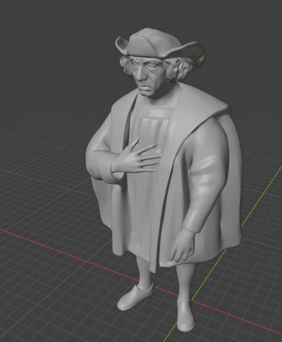 Christopher Columbus 3D print model_12