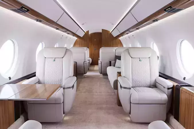 Privat Jet Interior 3D model