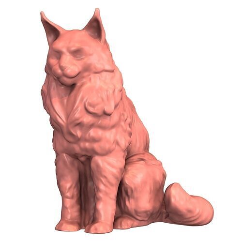 Maine Coon Cat 3D model