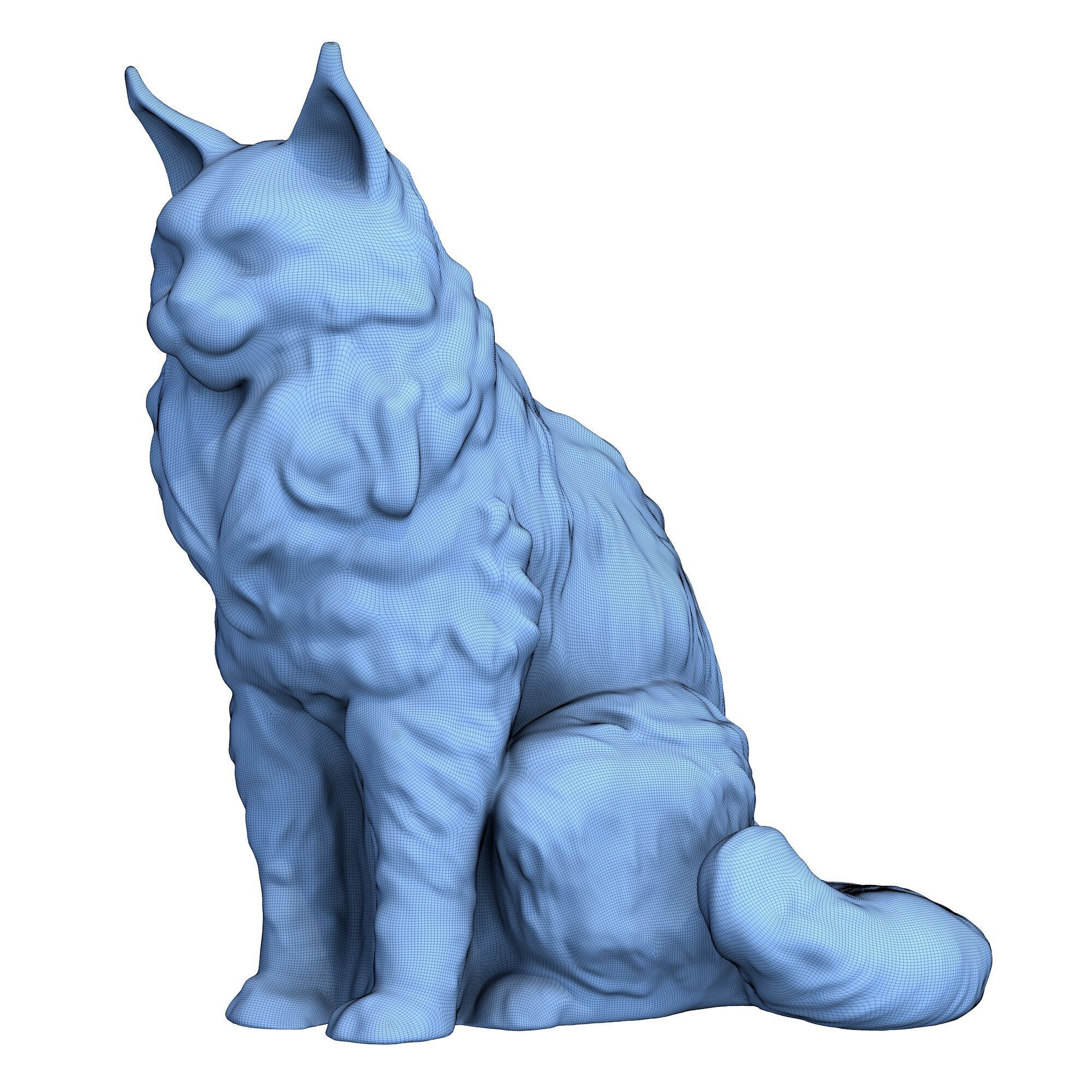 Maine Coon Cat 3D print model_5