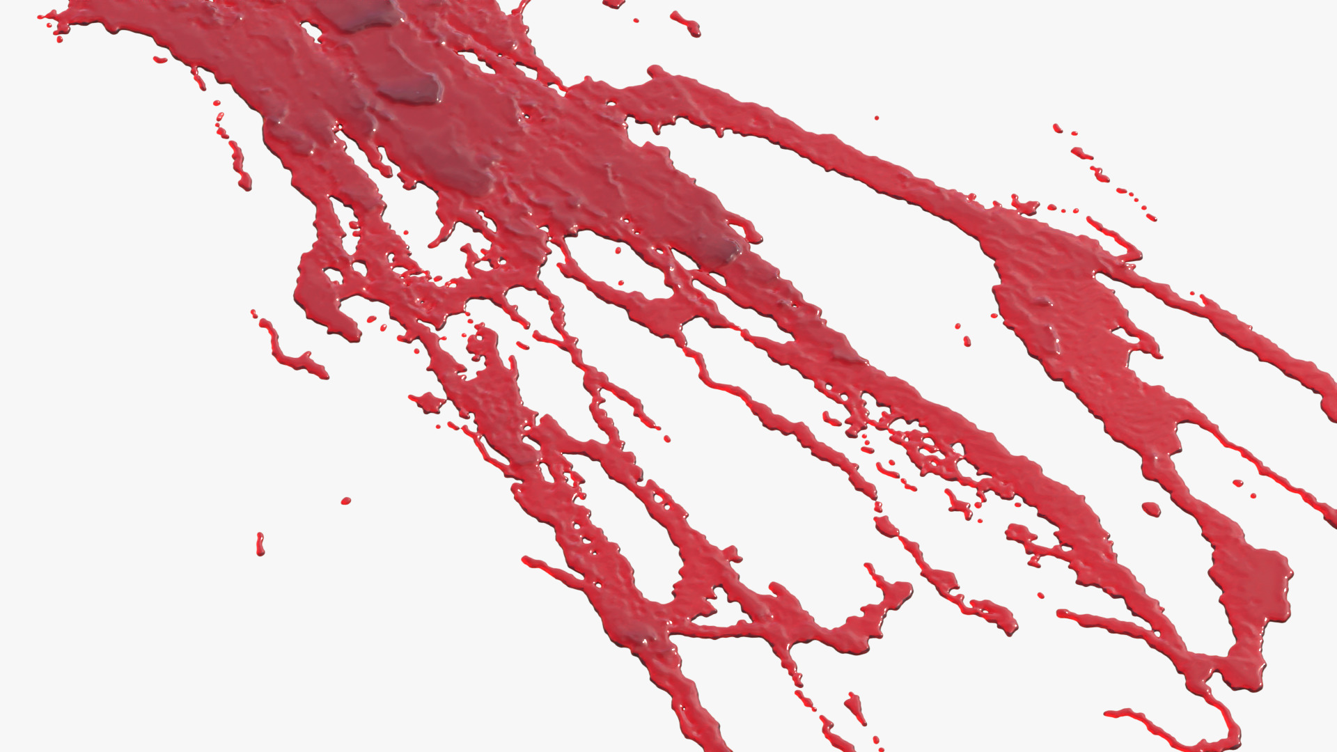 Swirly Blood Splatter Vol2 8 3D model_4