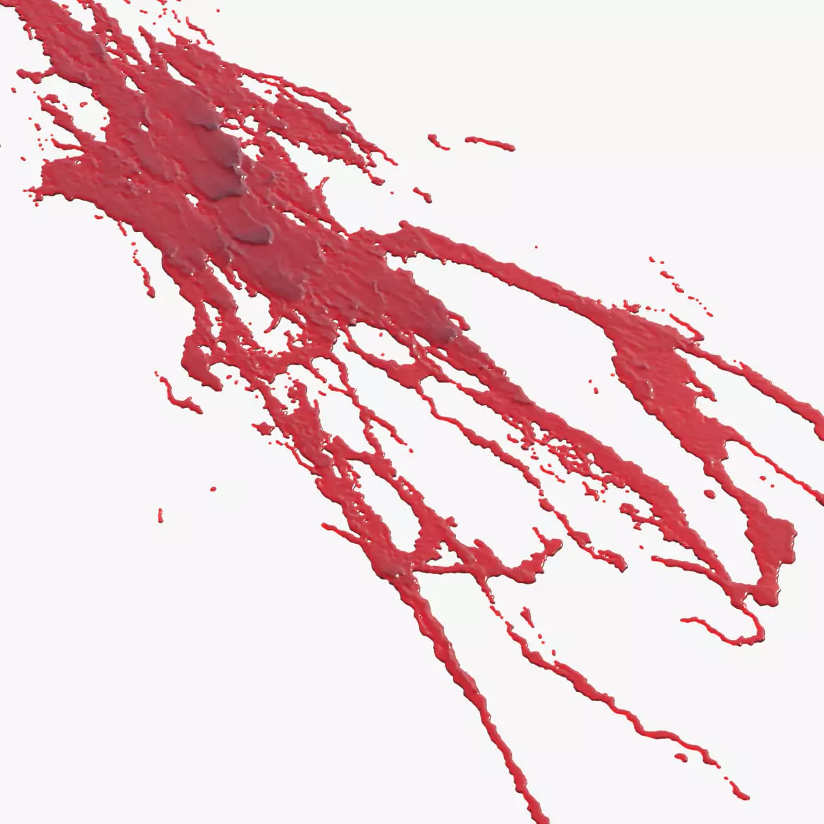 Swirly Blood Splatter Vol2 8 3D model_0
