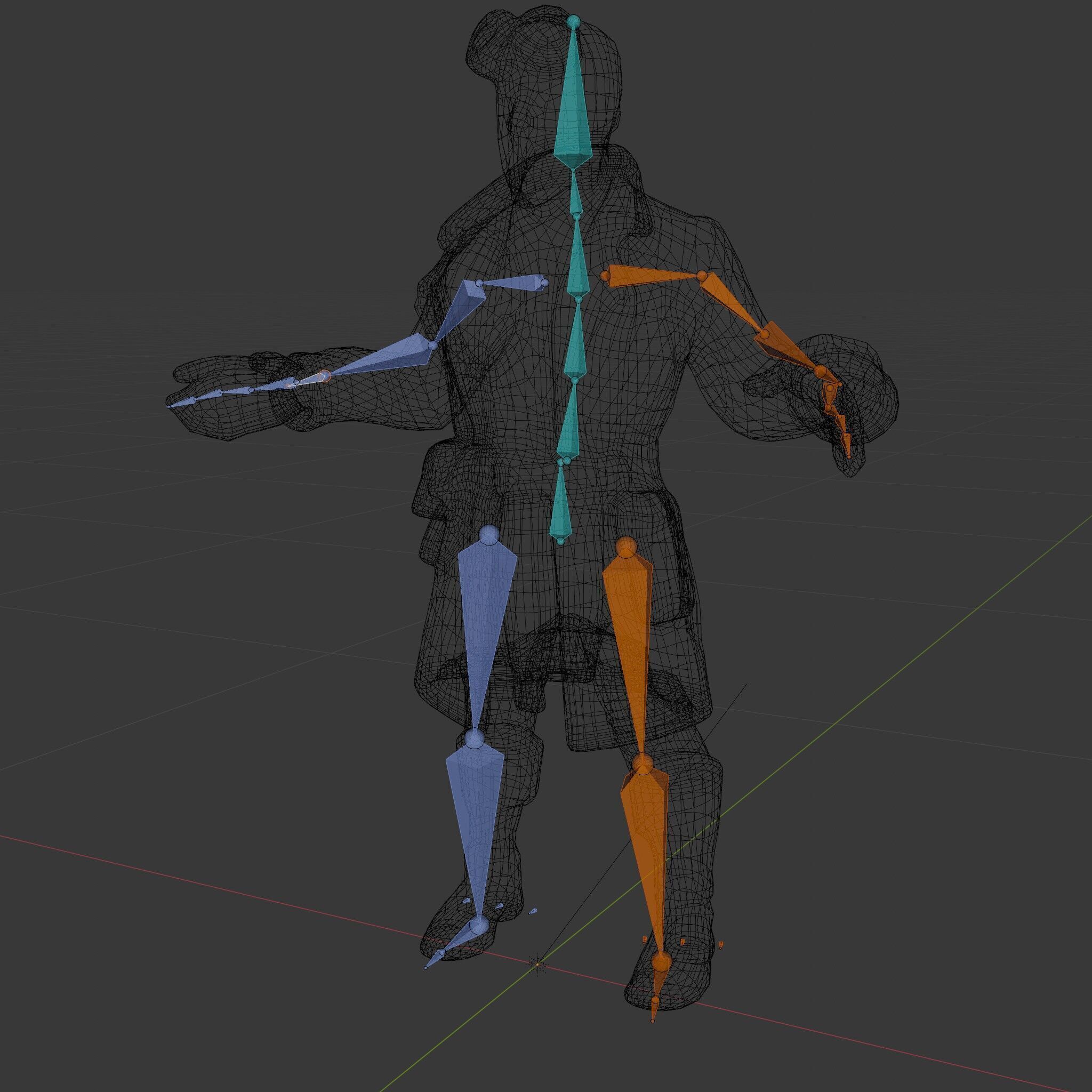 Steampunk Adventurer with Goggles and Leather Coat D Model Low-poly 3D model_30