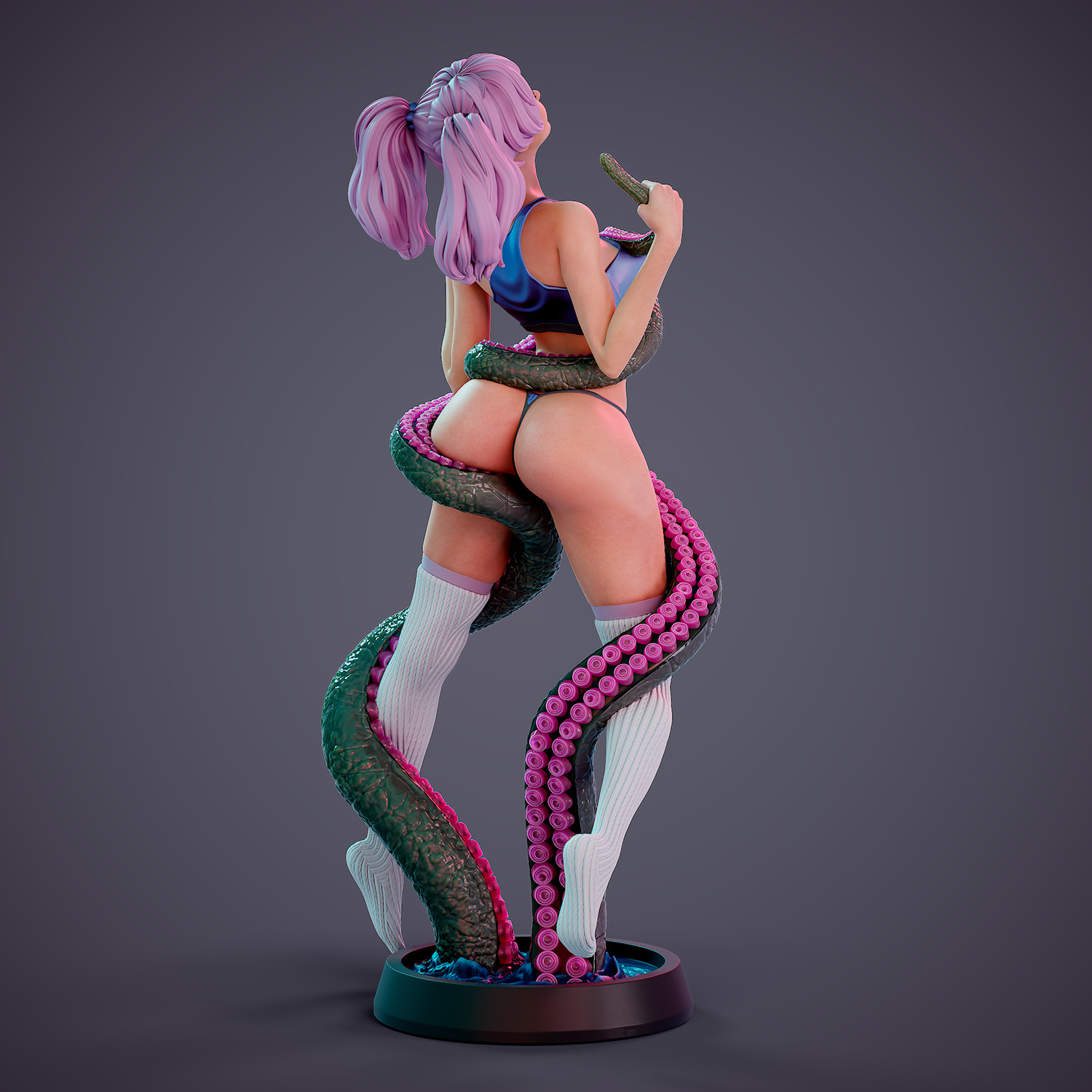 Tentacle attack - a 3D print model_11