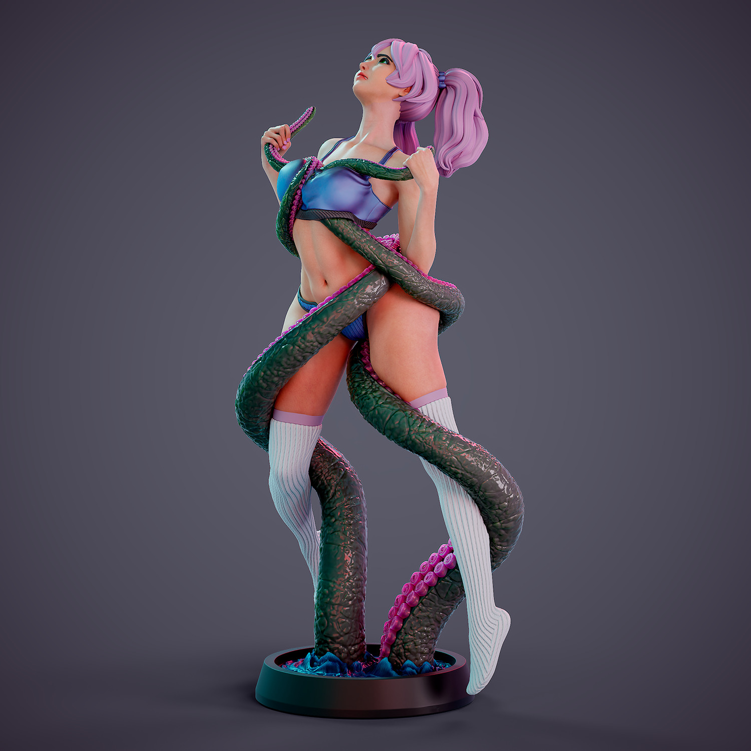 Tentacle attack - a 3D print model_12