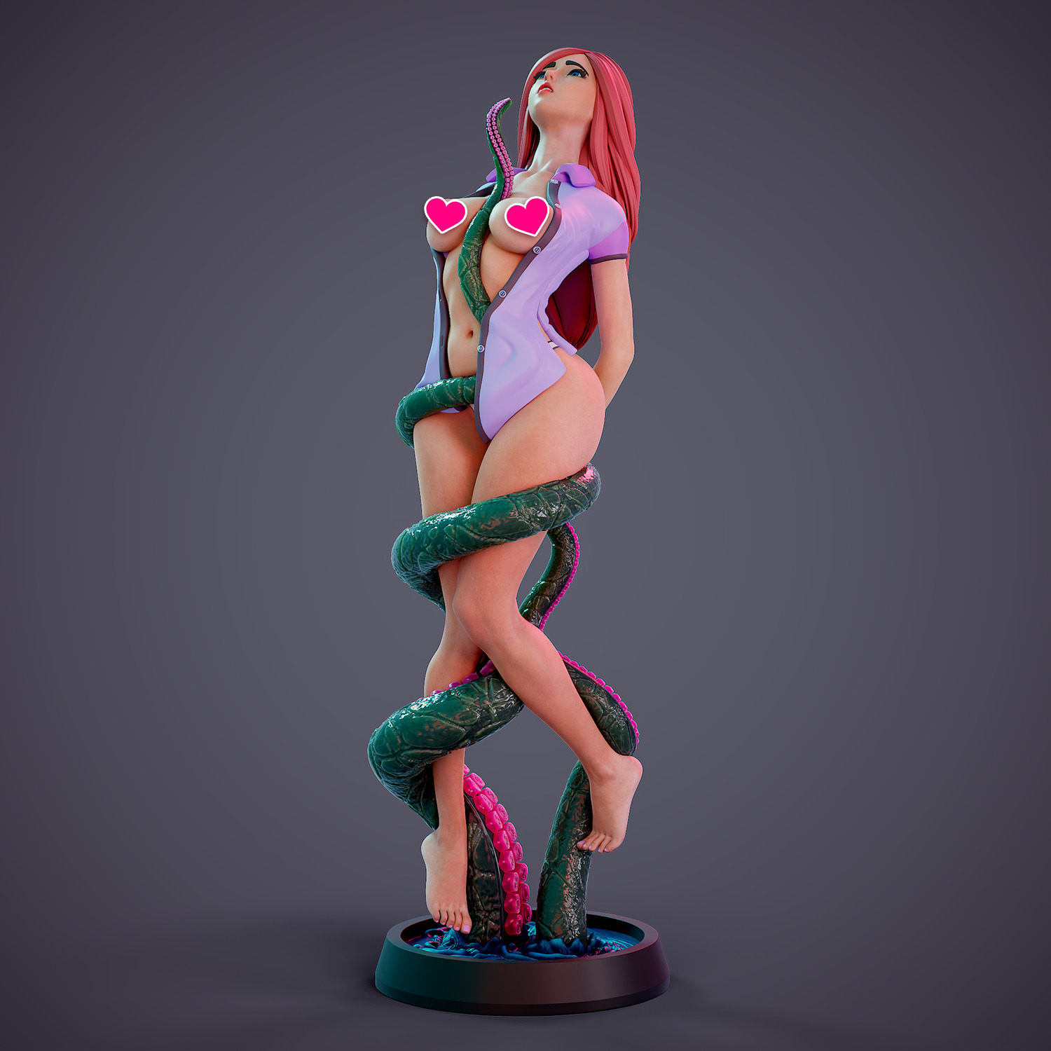 Tentacle attack - b 3D print model_12