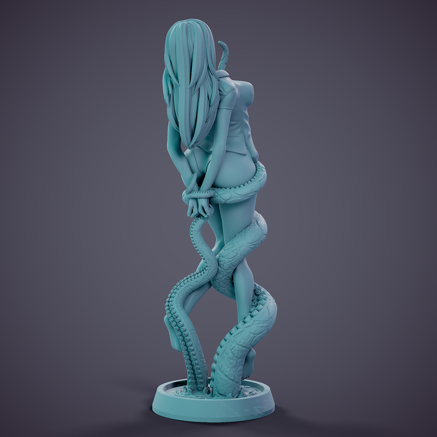 Tentacle attack - b 3D print model_25