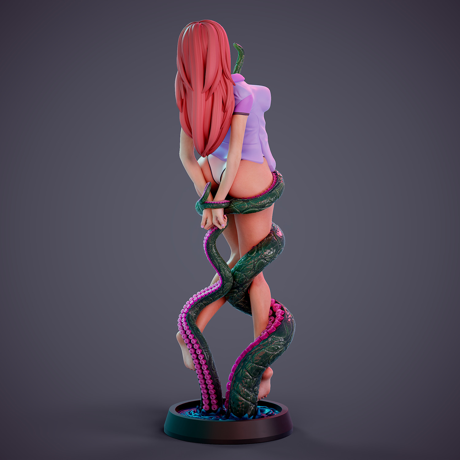 Tentacle attack - b 3D print model_15