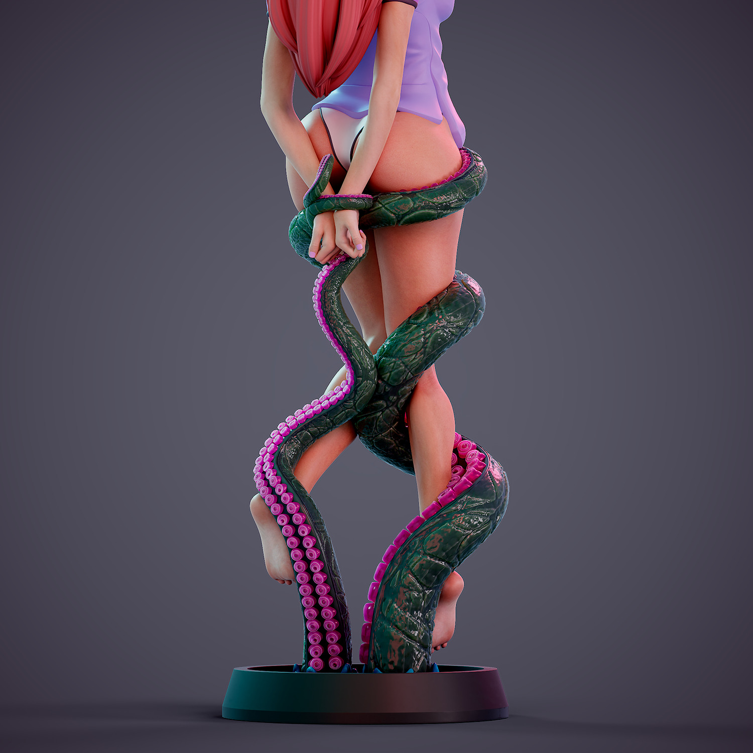 Tentacle attack - b 3D print model_21