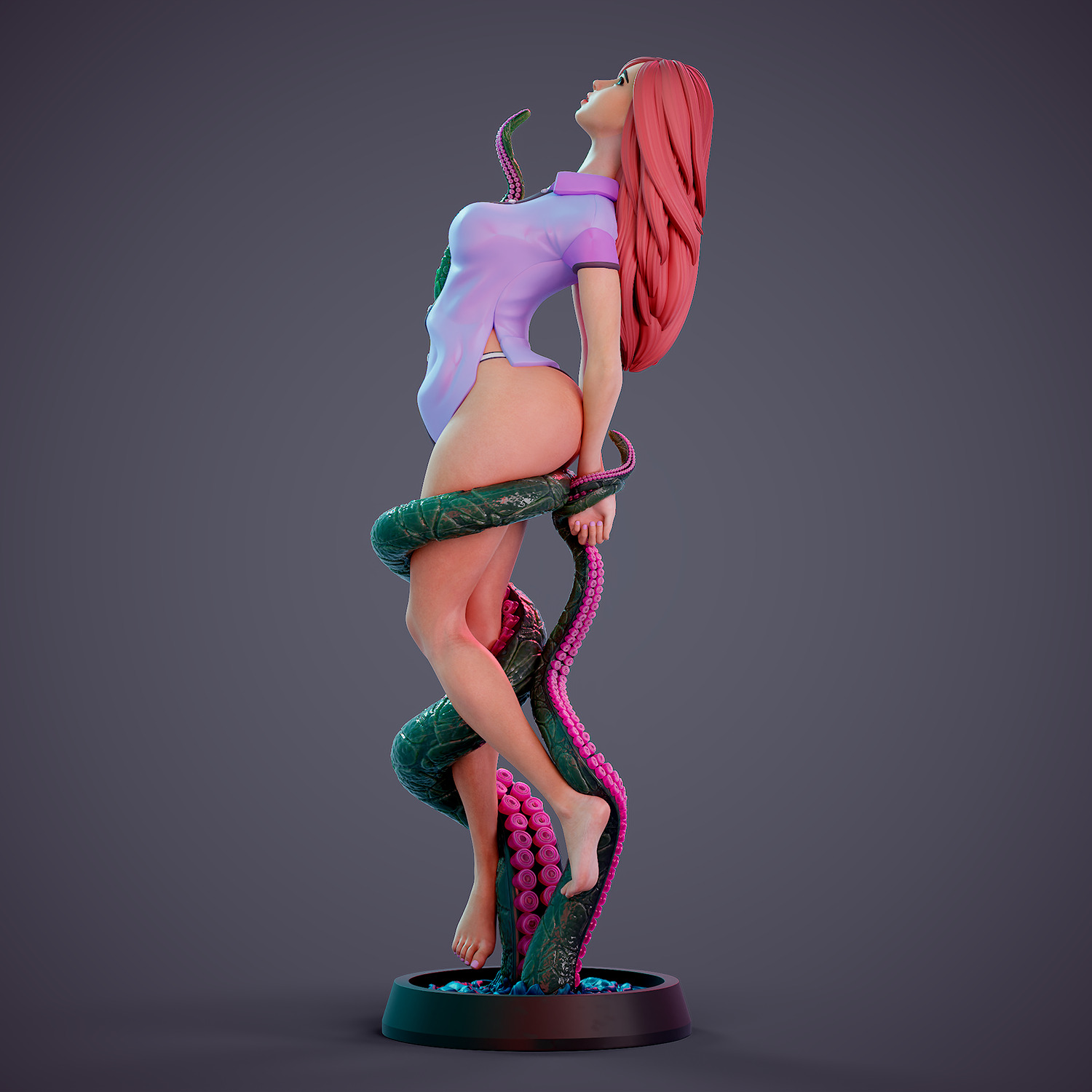 Tentacle attack - b 3D print model_13
