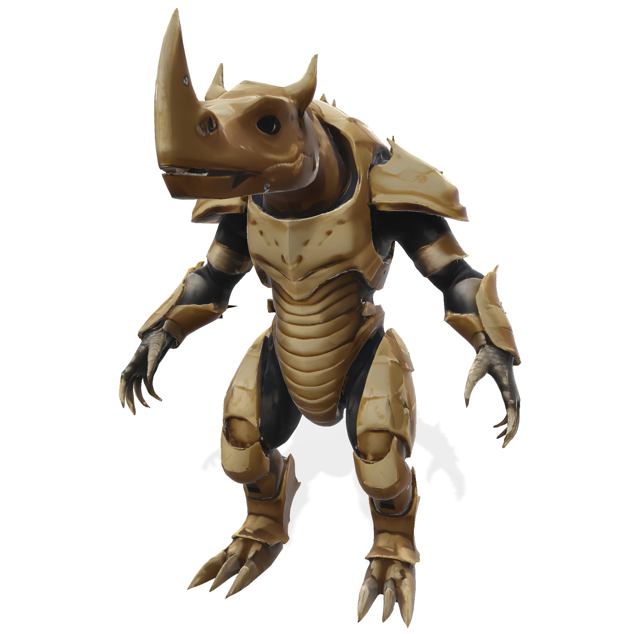 Golden Sentinel Armor Collection 3D print model_12