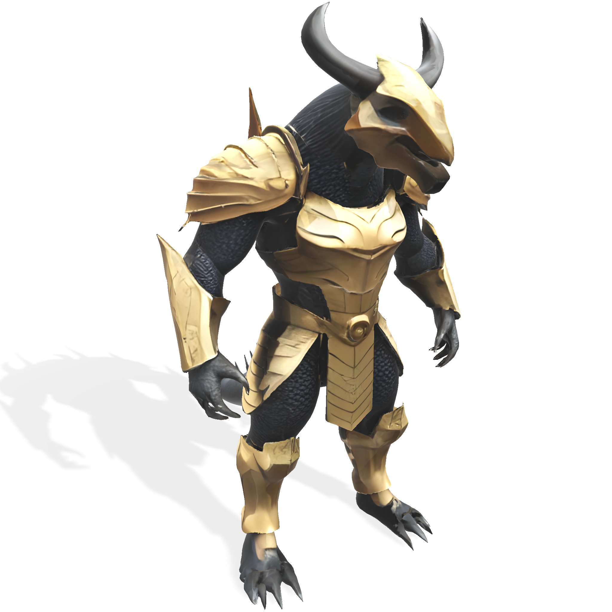 Golden Sentinel Armor Collection 3D print model_2