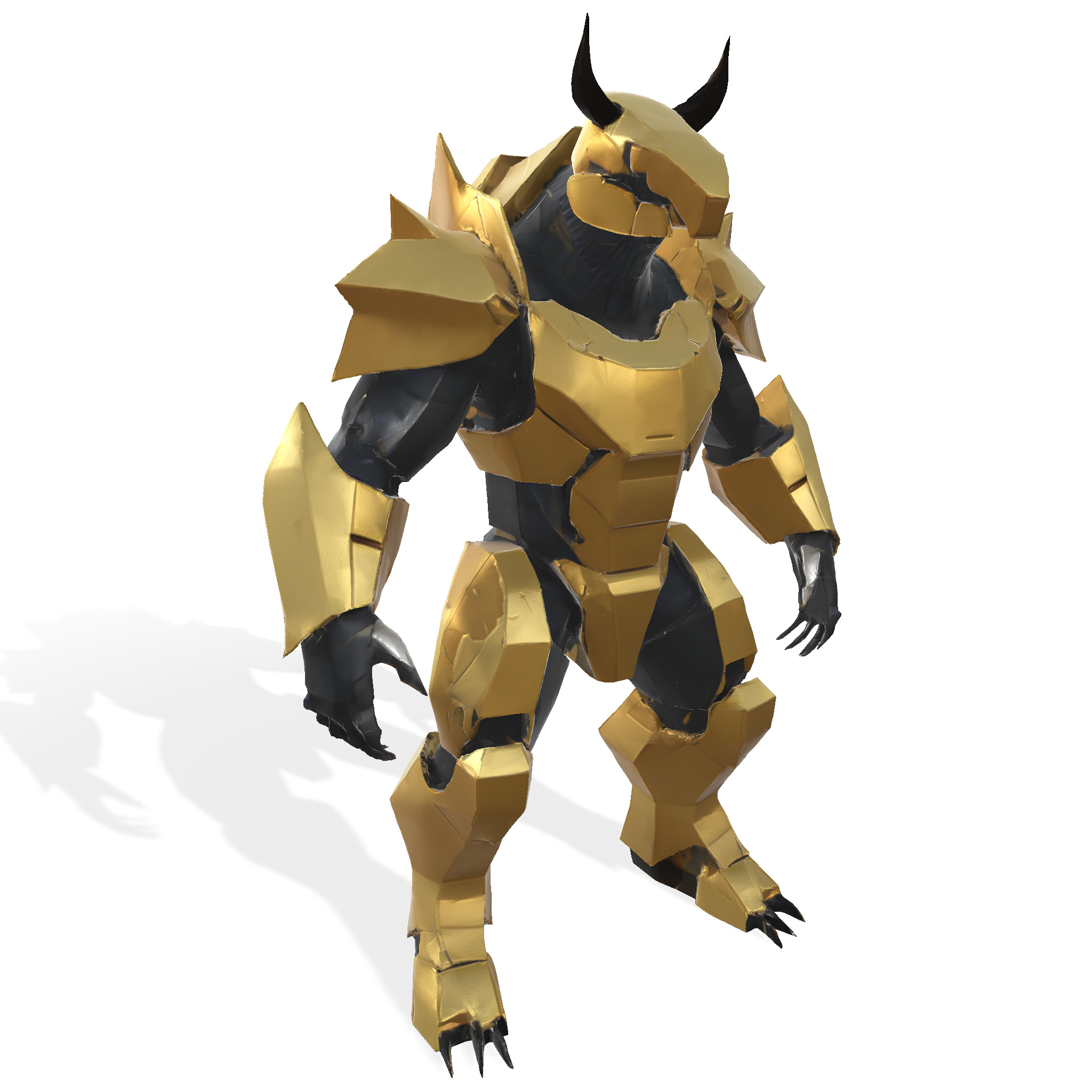 Golden Sentinel Armor Collection 3D print model_32