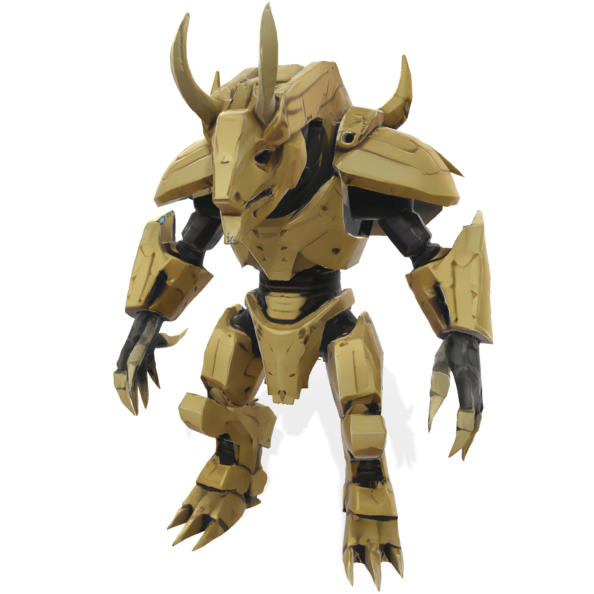 Golden Sentinel Armor Collection 3D print model_30