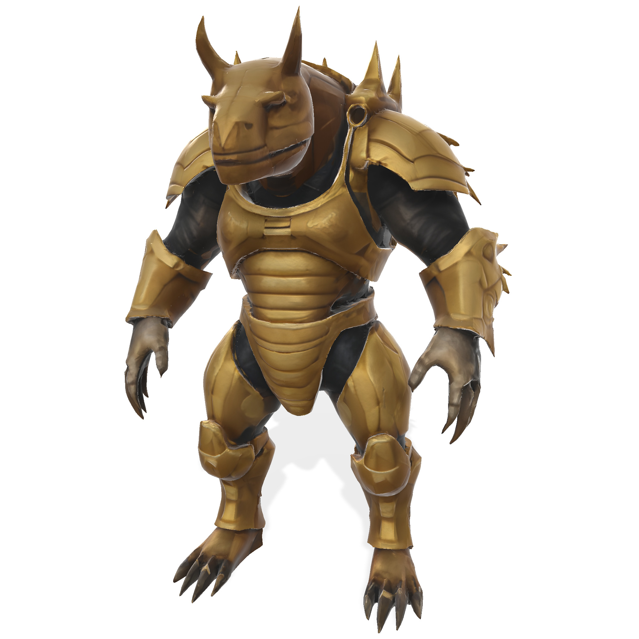 Golden Sentinel Armor Collection 3D print model_8