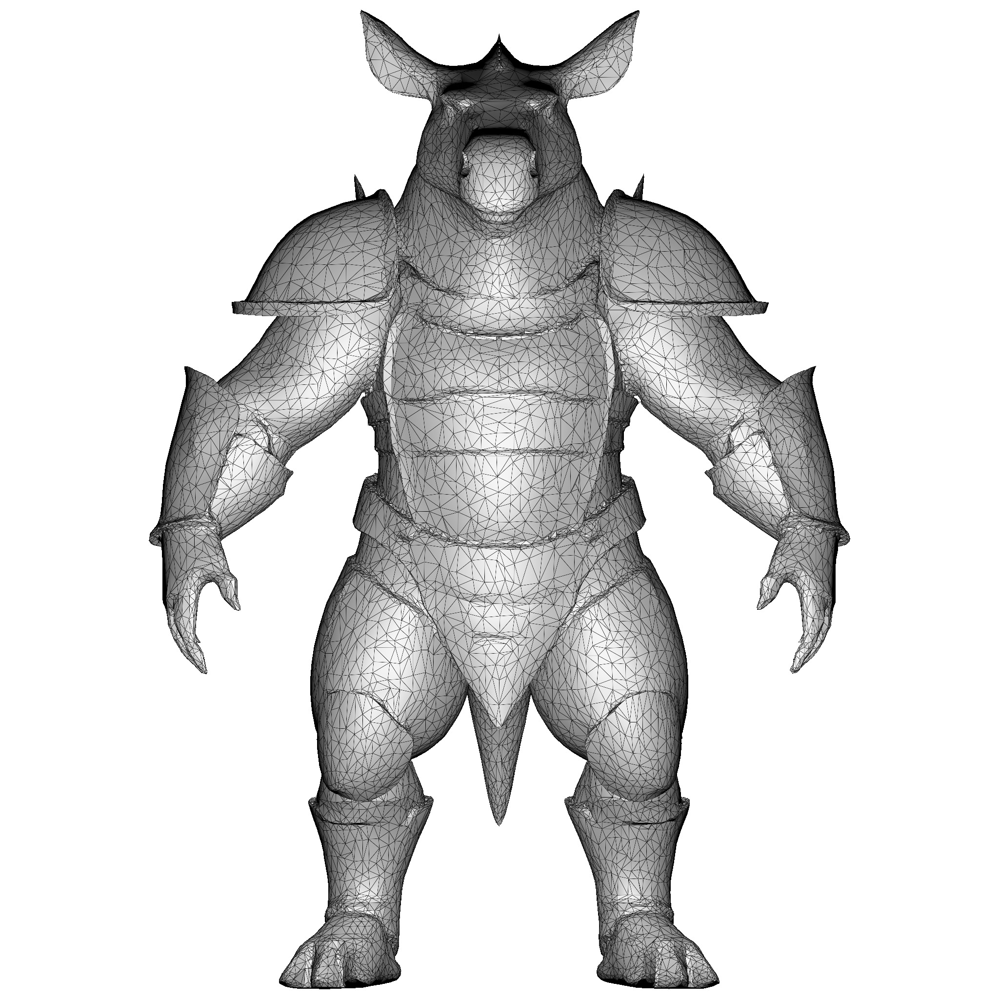 Golden Sentinel Armor Collection 3D print model_7