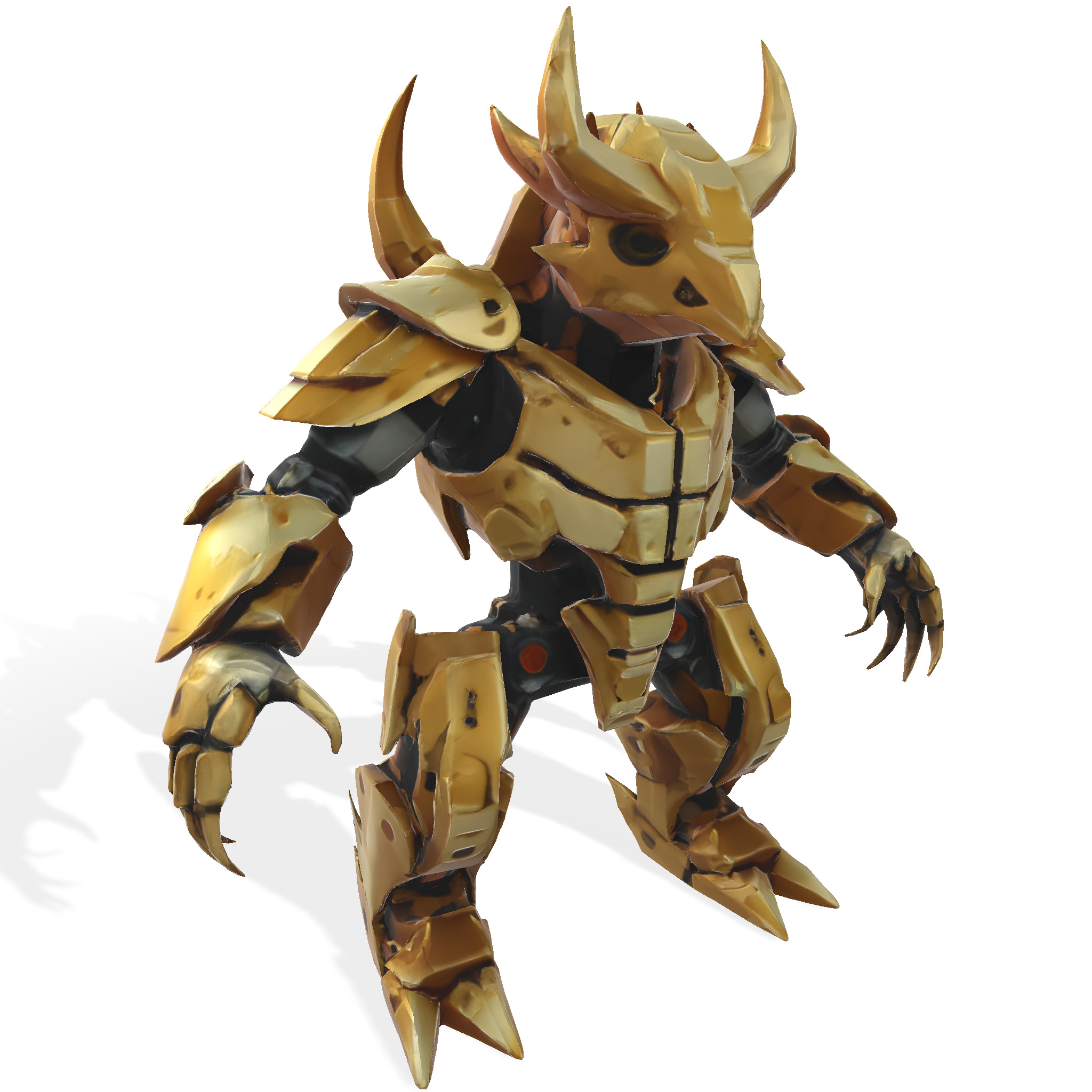 Golden Sentinel Armor Collection 3D print model_14