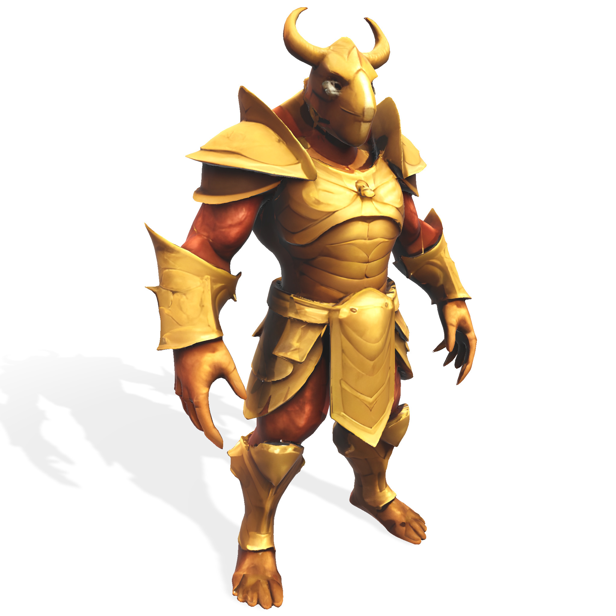 Golden Sentinel Armor Collection 3D print model_10