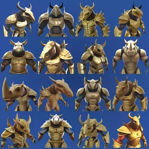 Golden Sentinel Armor Collection