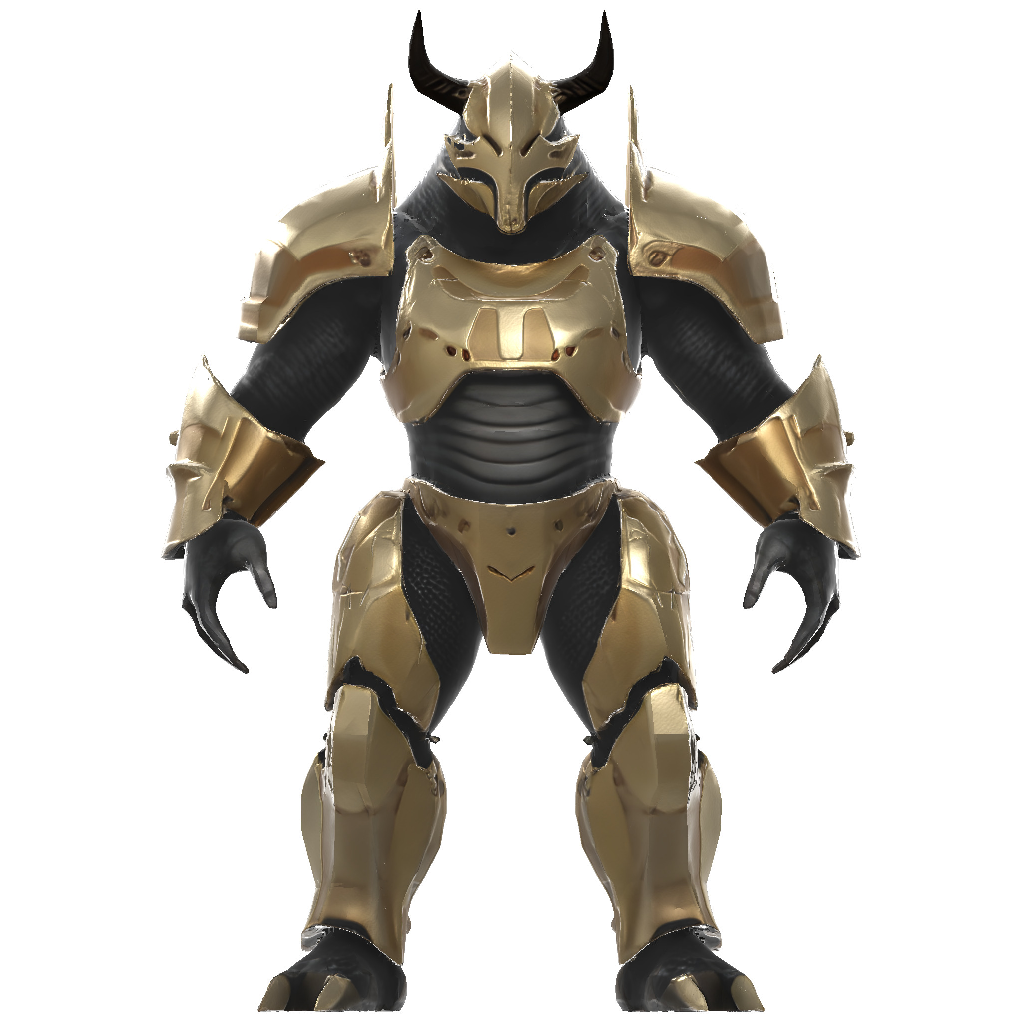 Golden Sentinel Armor Collection 3D print model_16