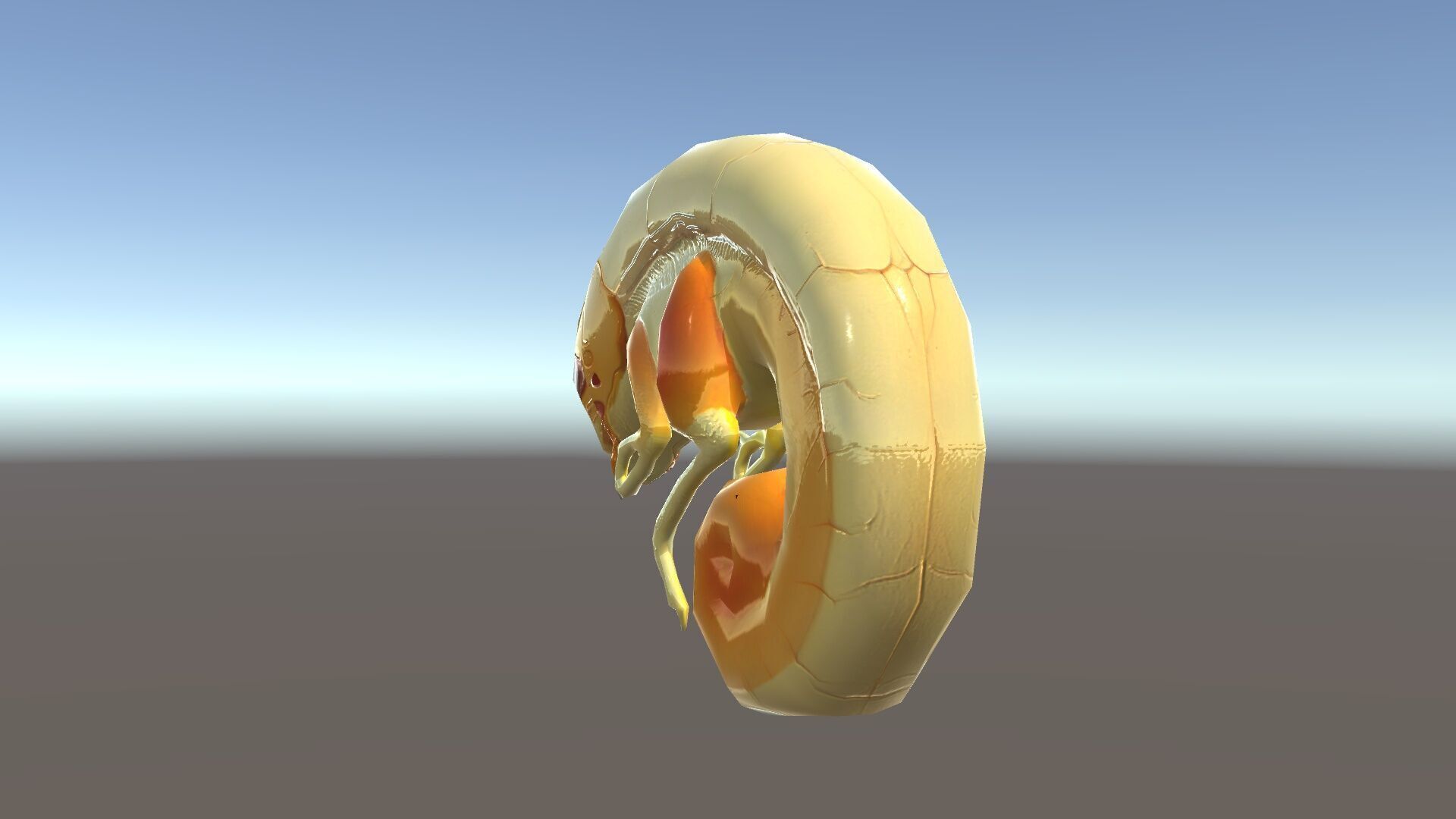 Chameleon Embryo Model Pack for Realistic Rendering Low-poly 3D model_19