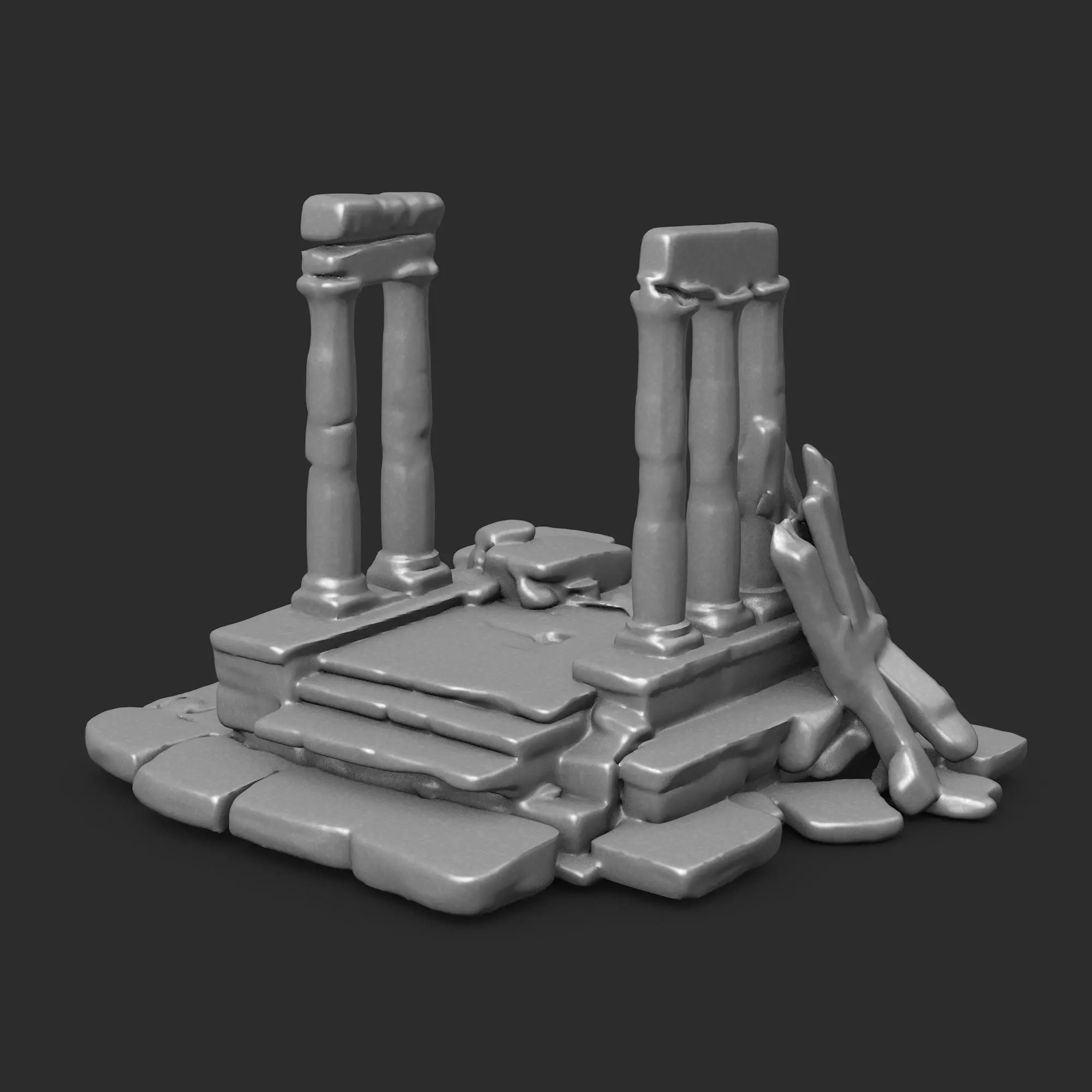 Ancient Ruins 11 3D print model_0