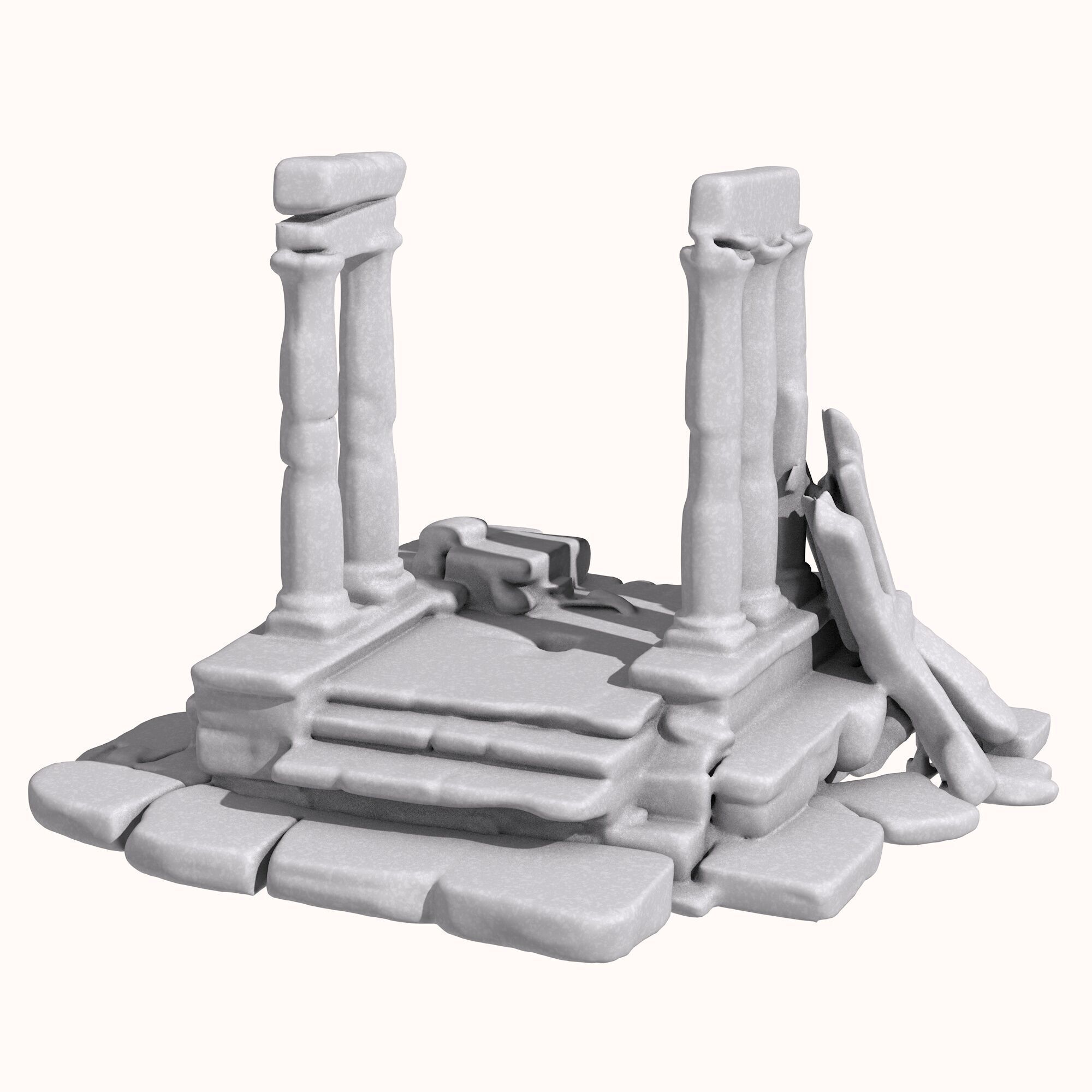 Ancient Ruins 11 3D print model_3