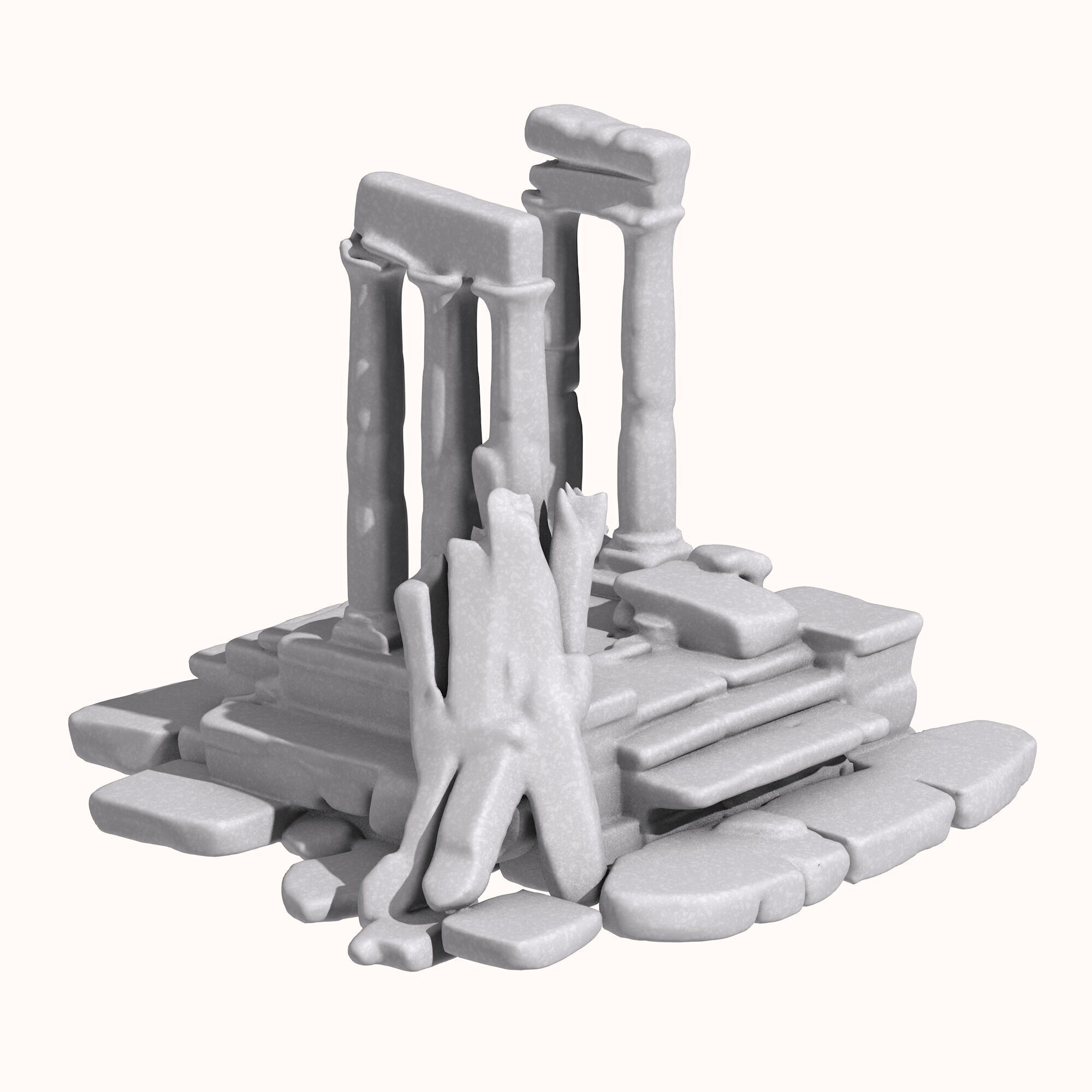Ancient Ruins 11 3D print model_5