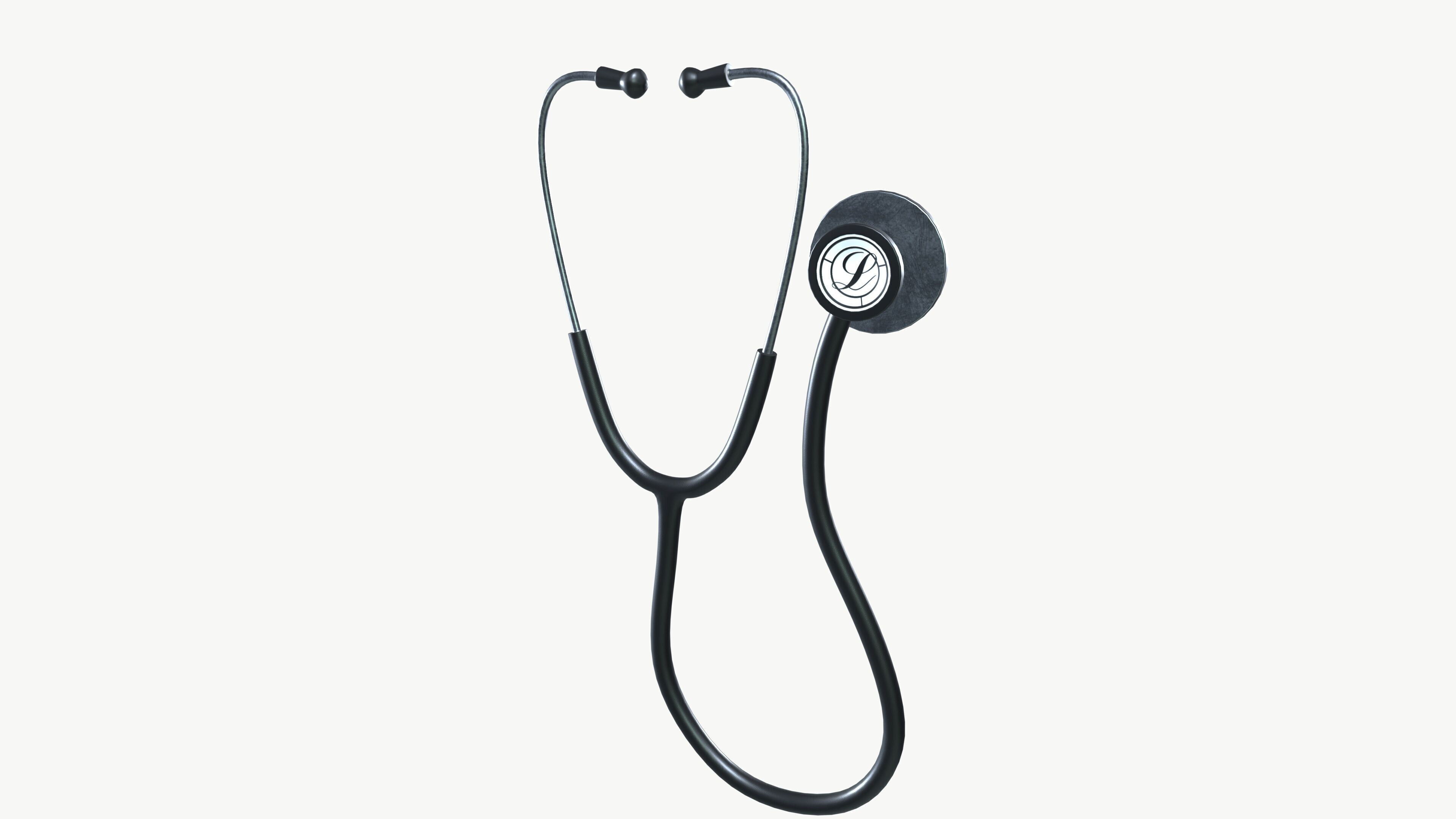 Stethoscope 3D model_2