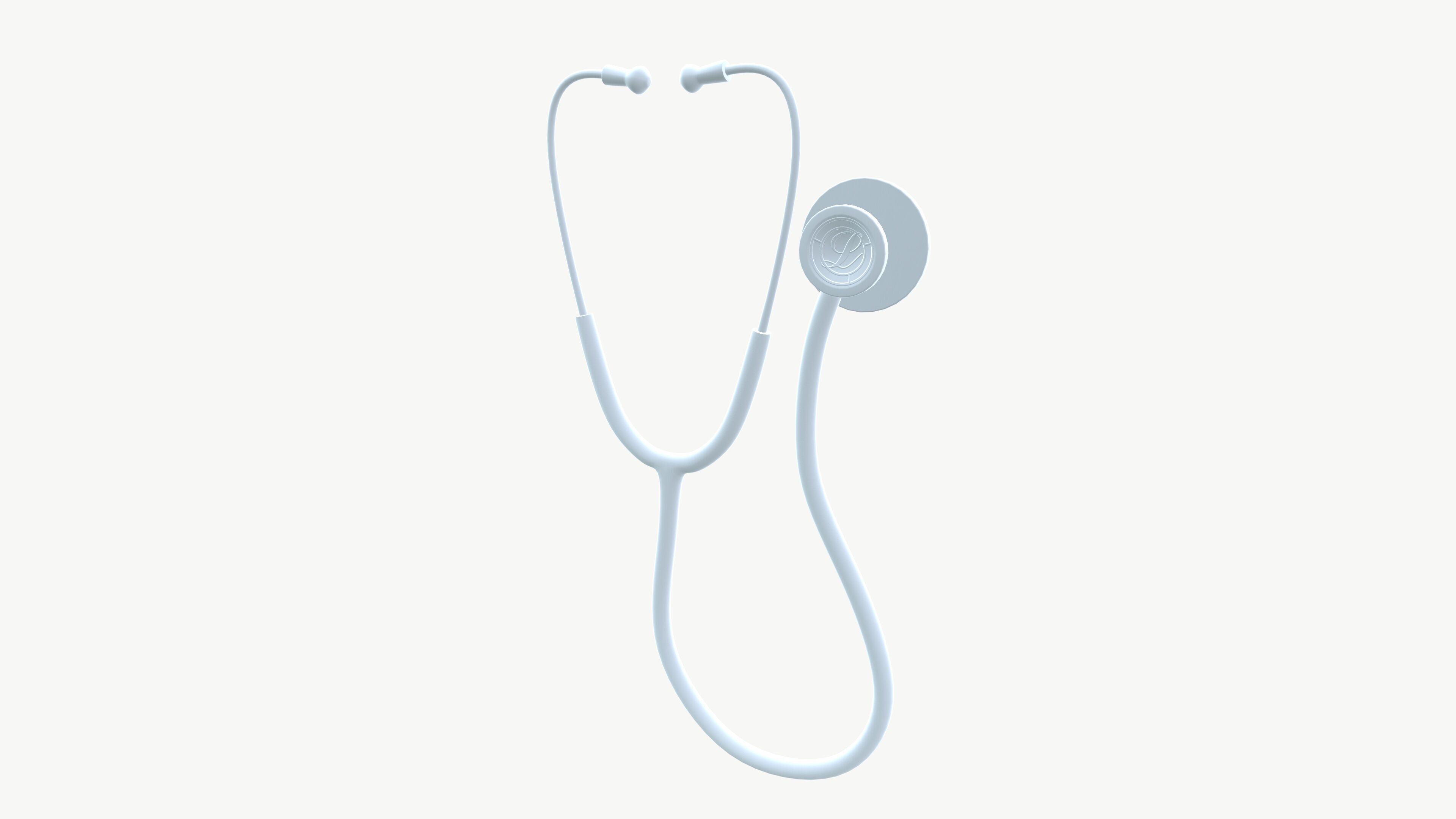 Stethoscope 3D model_6
