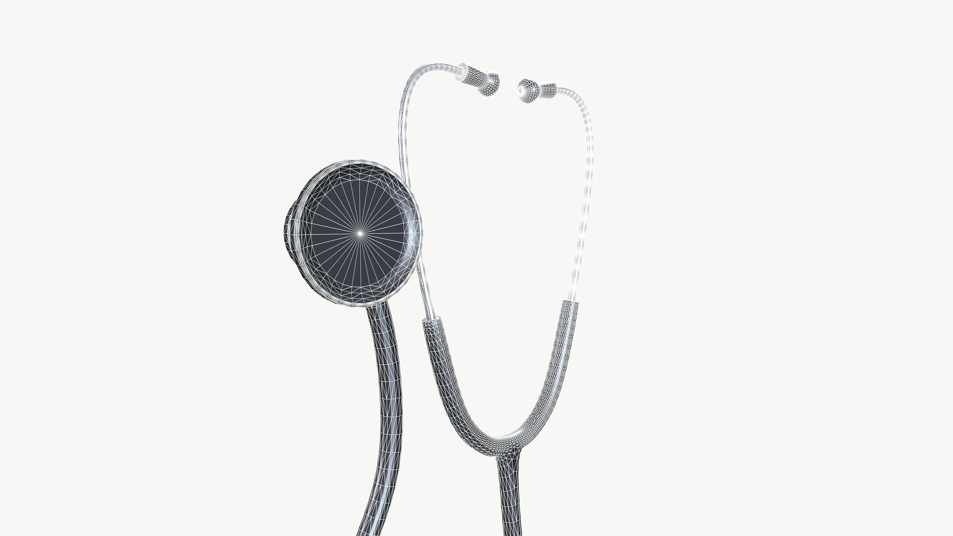 Stethoscope 3D model_13