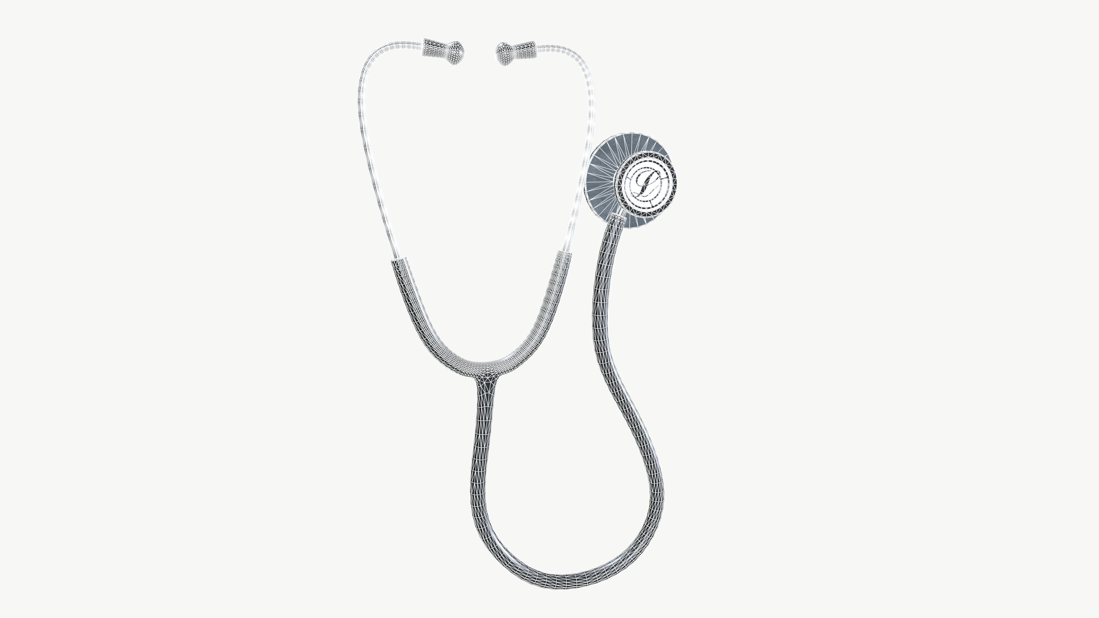 Stethoscope 3D model_11