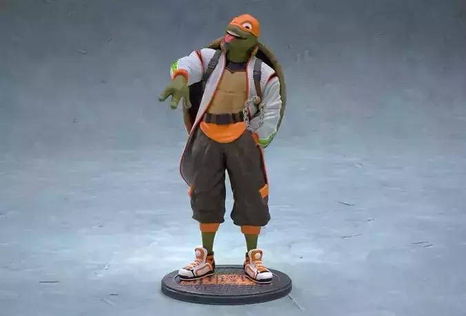 TMNT Urban Vibes Mikey 3D print model