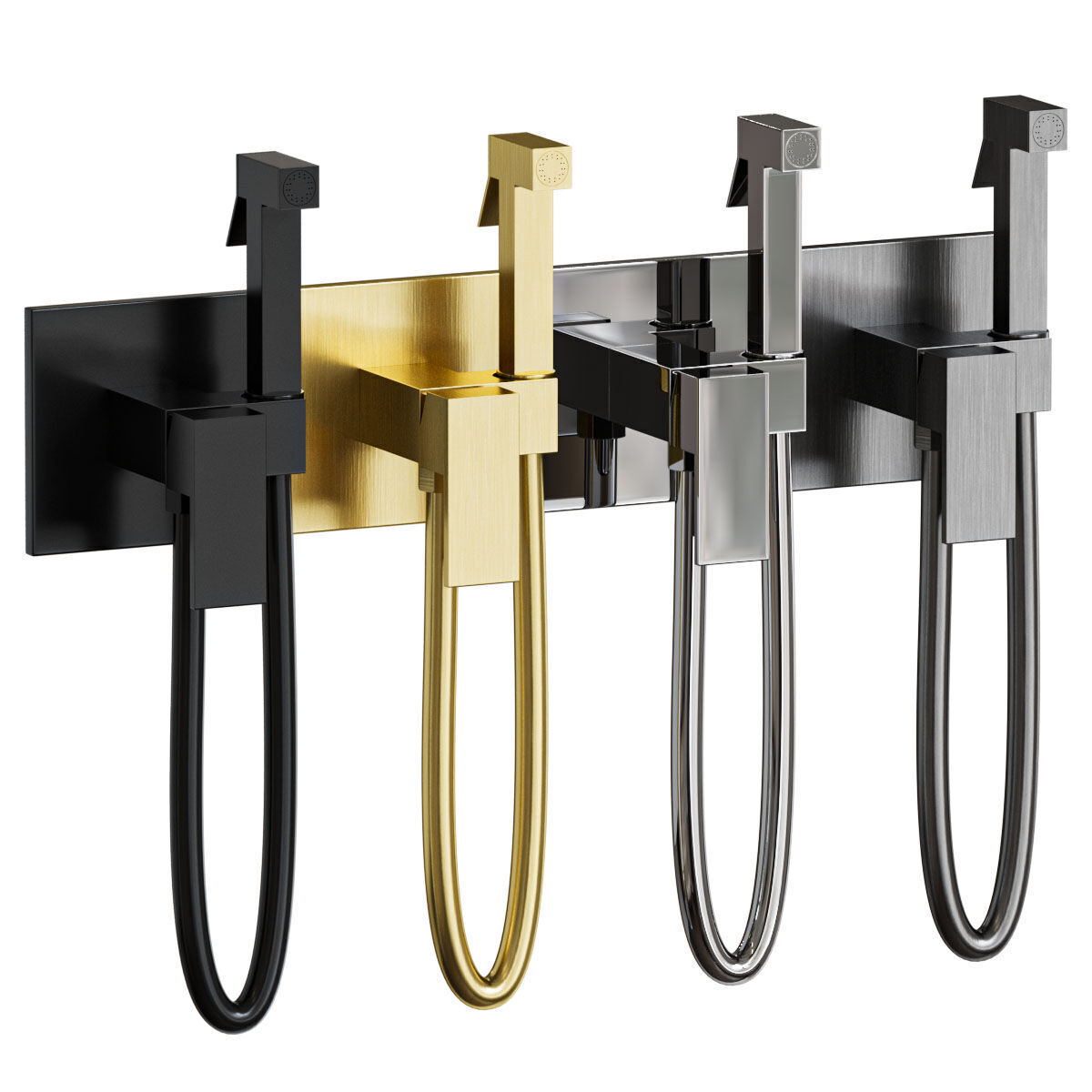 Boheme Qubic Faucet Set 3D model_4