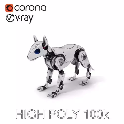Futuristic Robotic Dog Model Pack