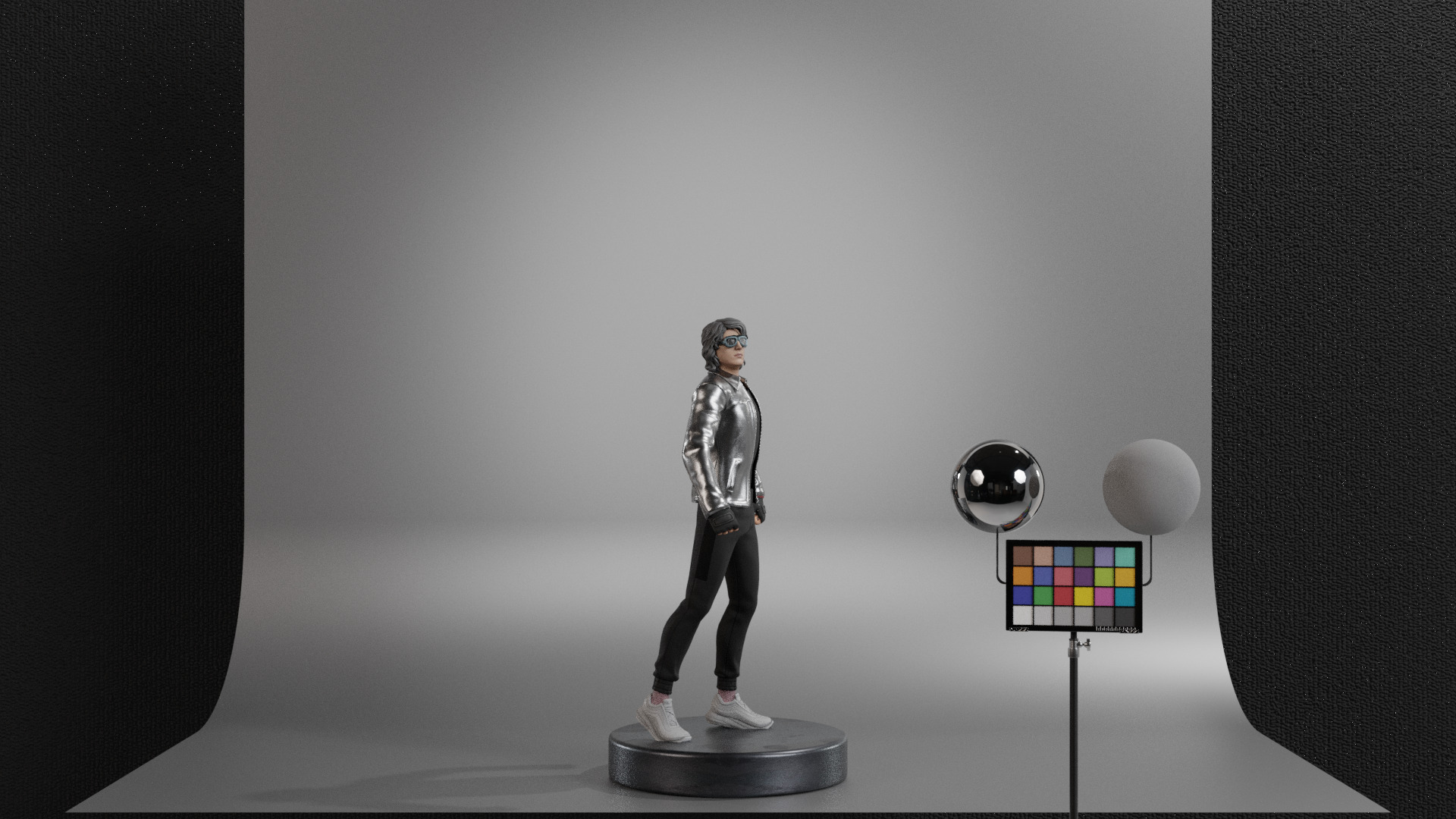 Quicksilver - Peter Maximoff Low-poly 3D model_10