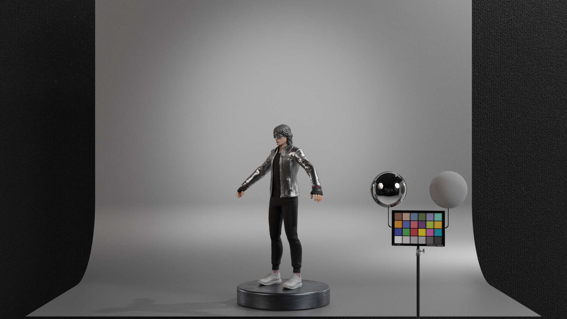 Quicksilver - Peter Maximoff Low-poly 3D model_8