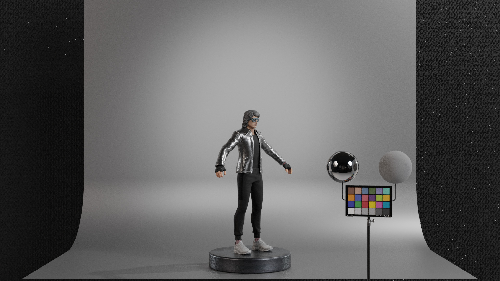 Quicksilver - Peter Maximoff Low-poly 3D model_2