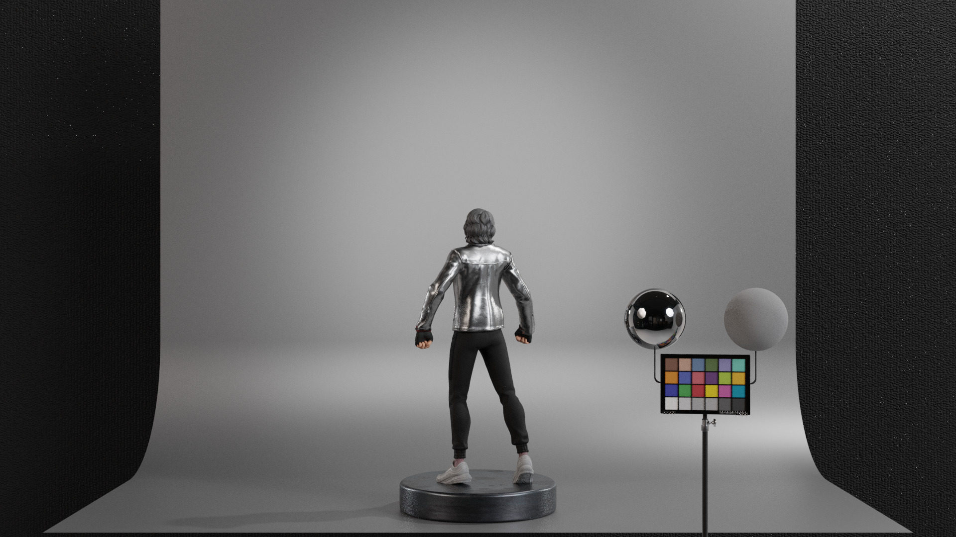 Quicksilver - Peter Maximoff Low-poly 3D model_13