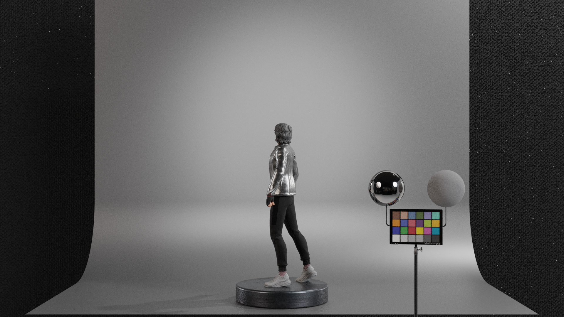 Quicksilver - Peter Maximoff Low-poly 3D model_14