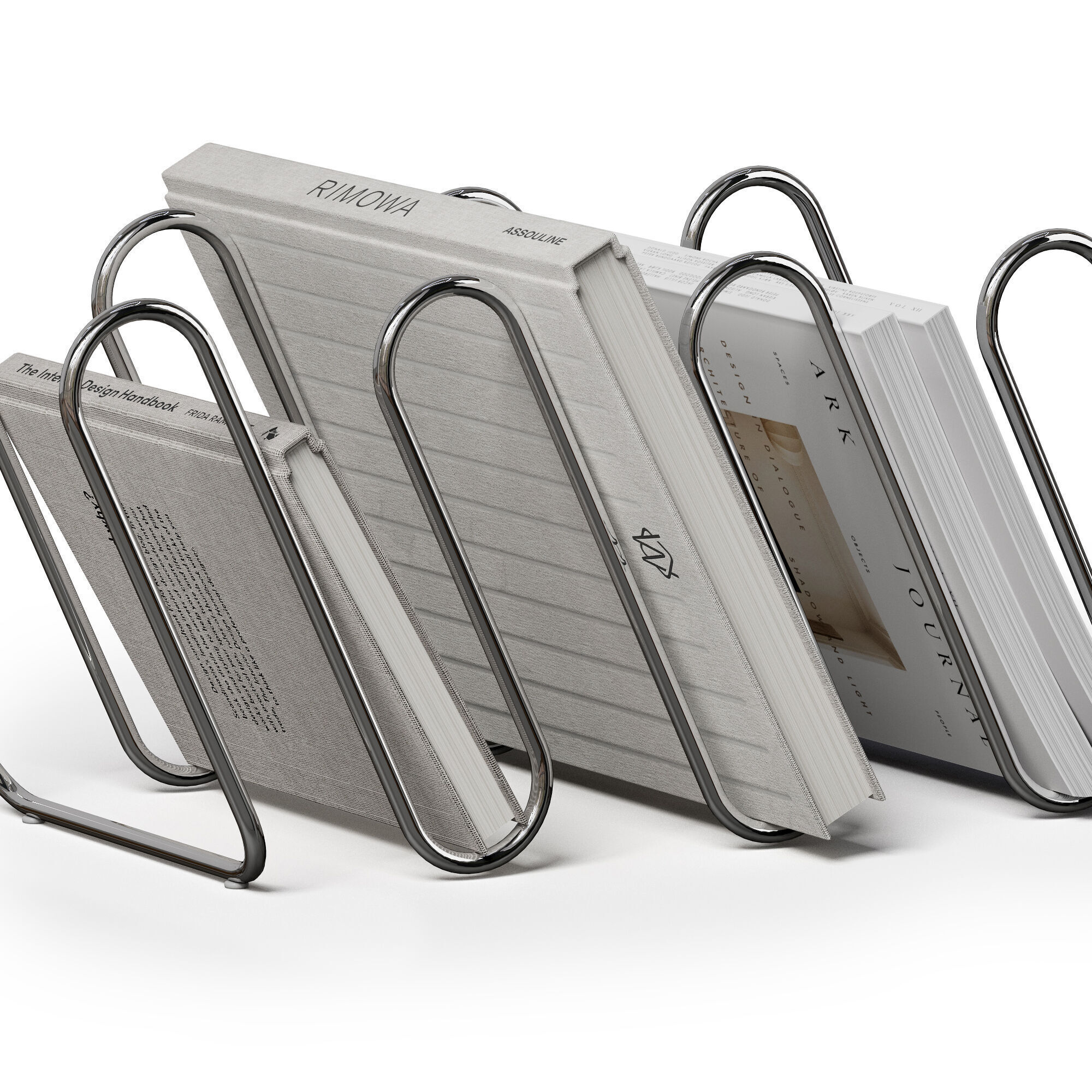 Tucas Home Snake Magazine Racks 3D model_1