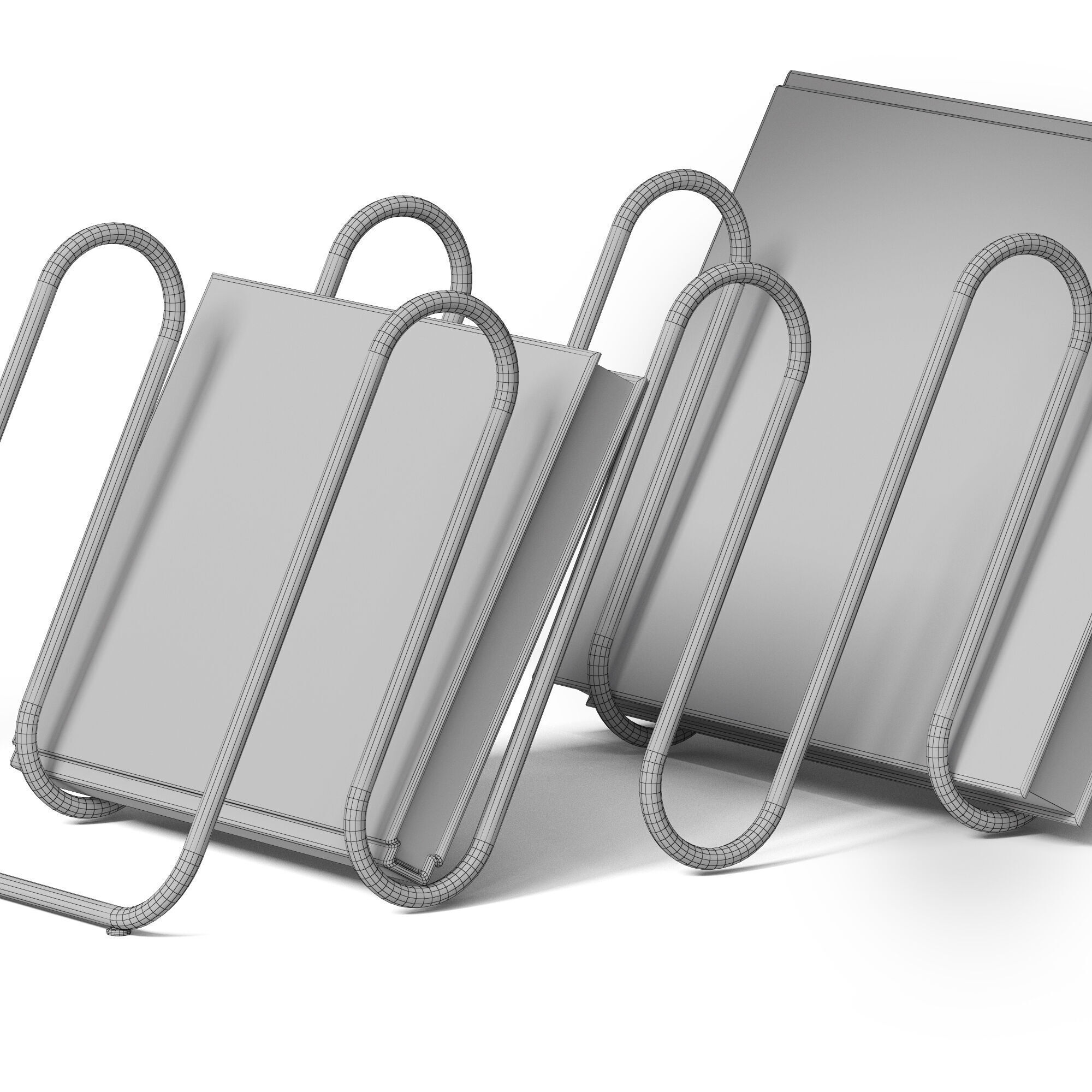 Tucas Home Snake Magazine Racks 3D model_5