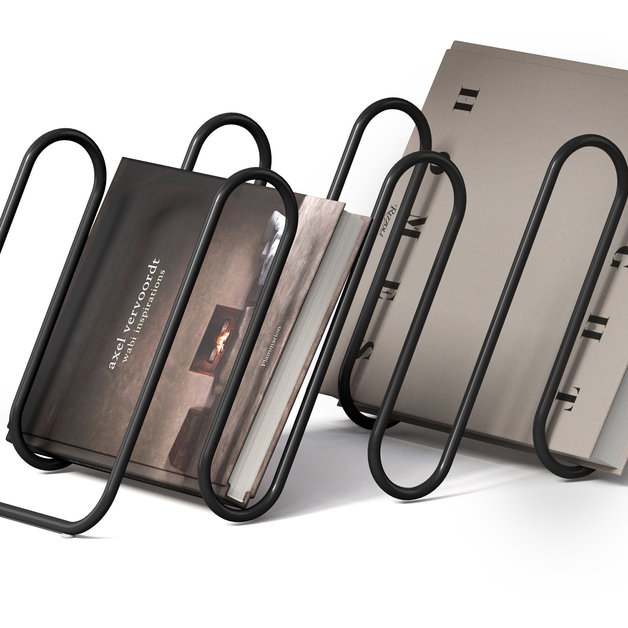 Tucas Home Snake Magazine Racks 3D model_2