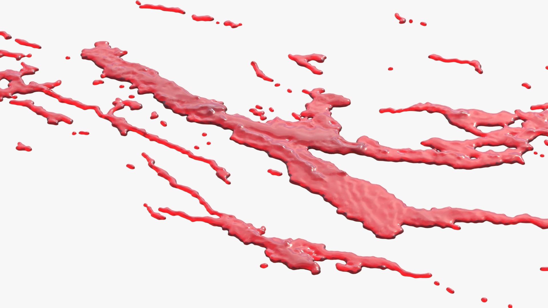 Swirly Blood Splatter Vol2 4 3D model_3