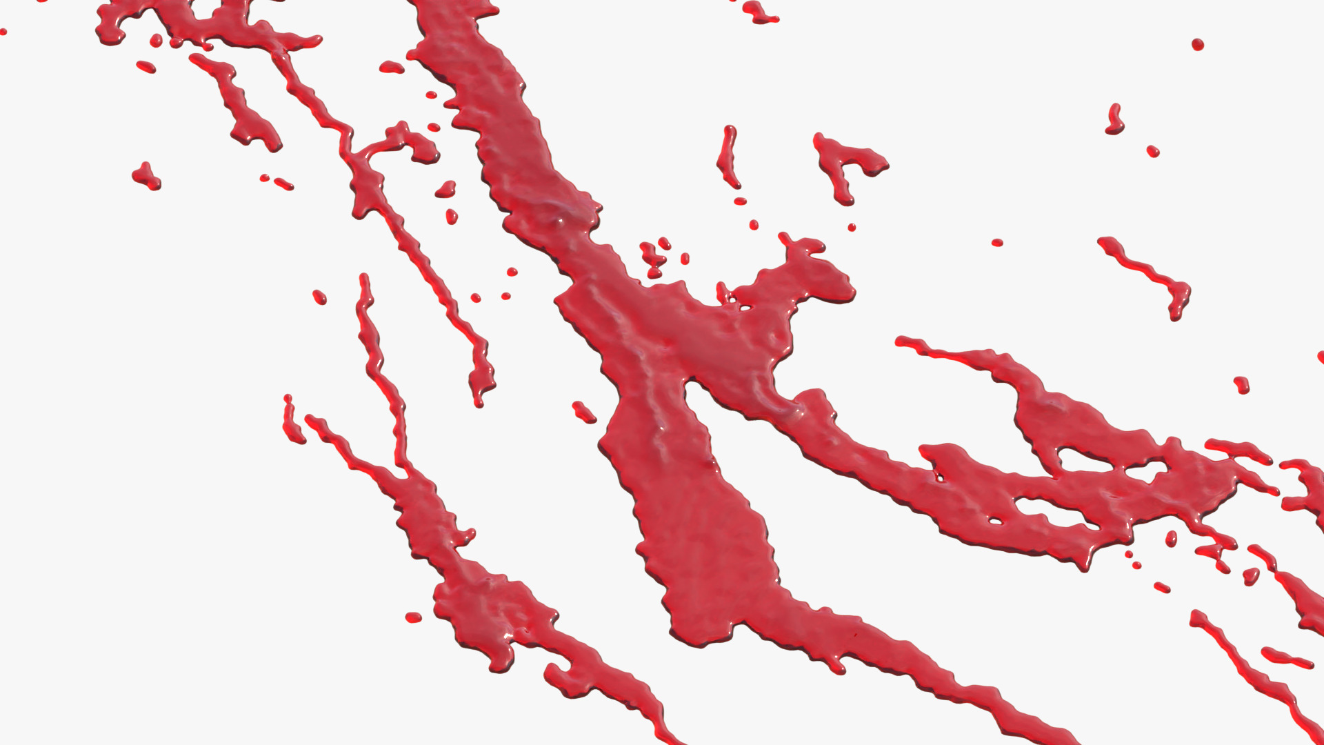 Swirly Blood Splatter Vol2 4 3D model_4