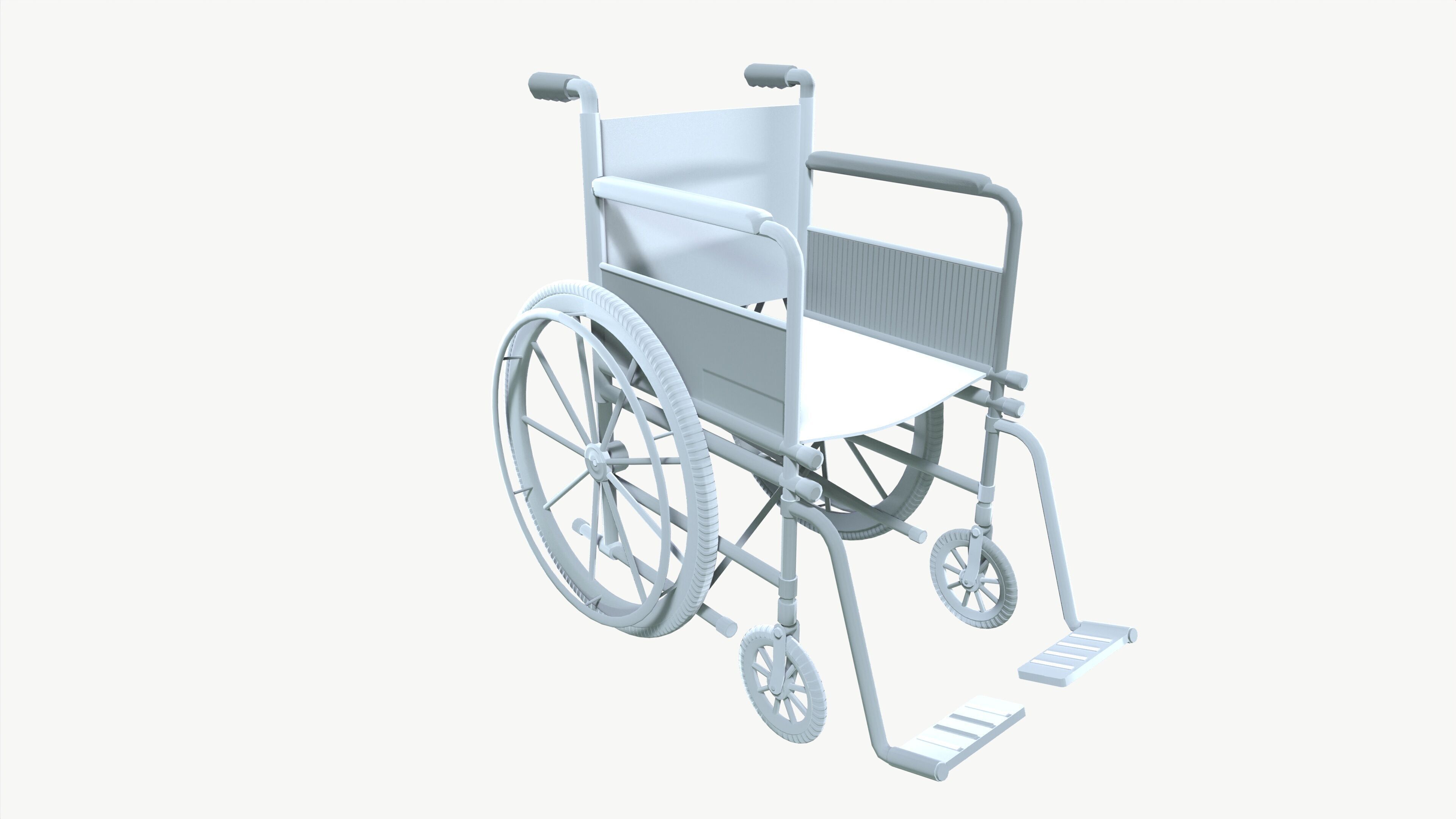 wheelchair 3D model_7