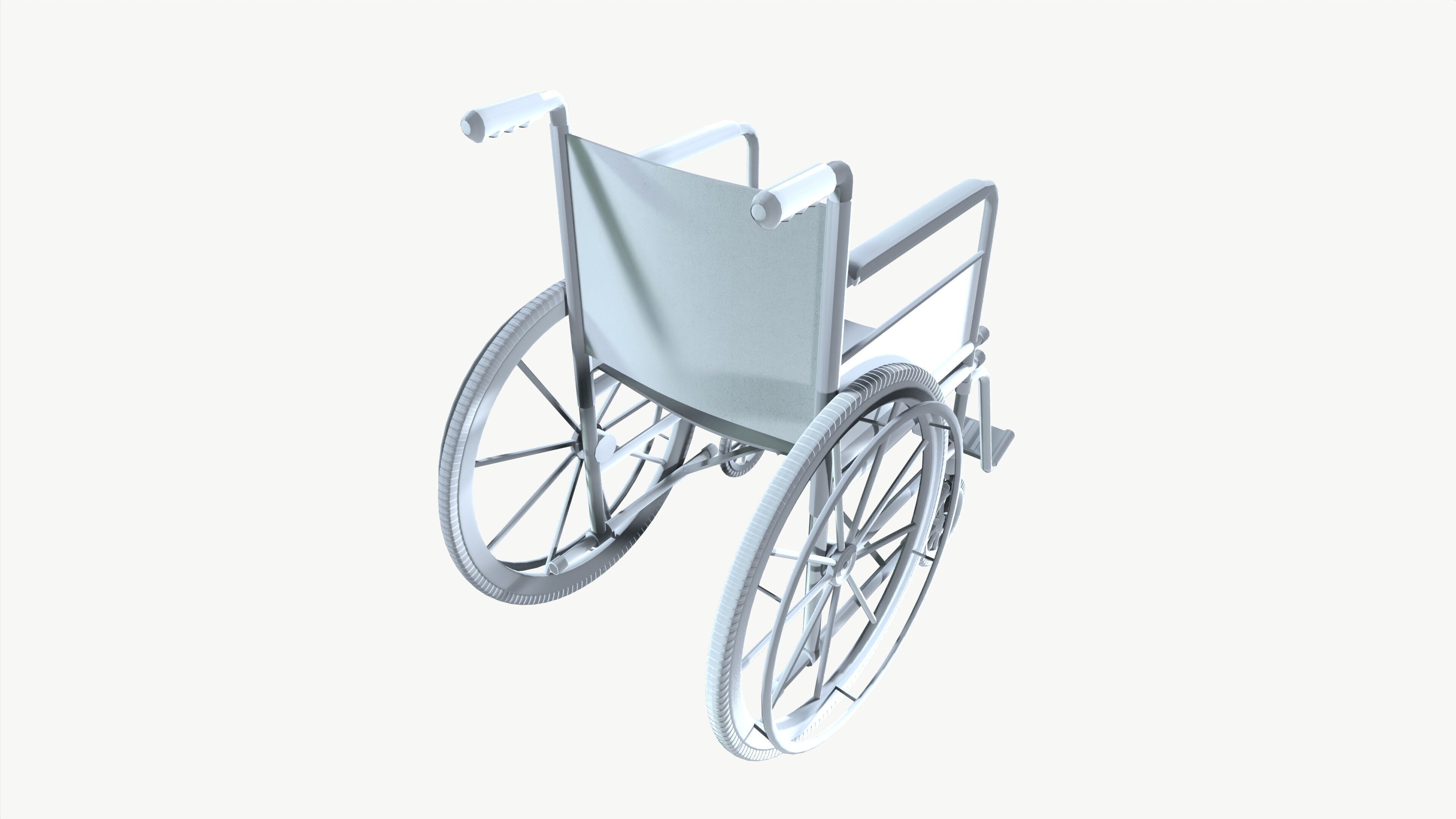 wheelchair 3D model_8