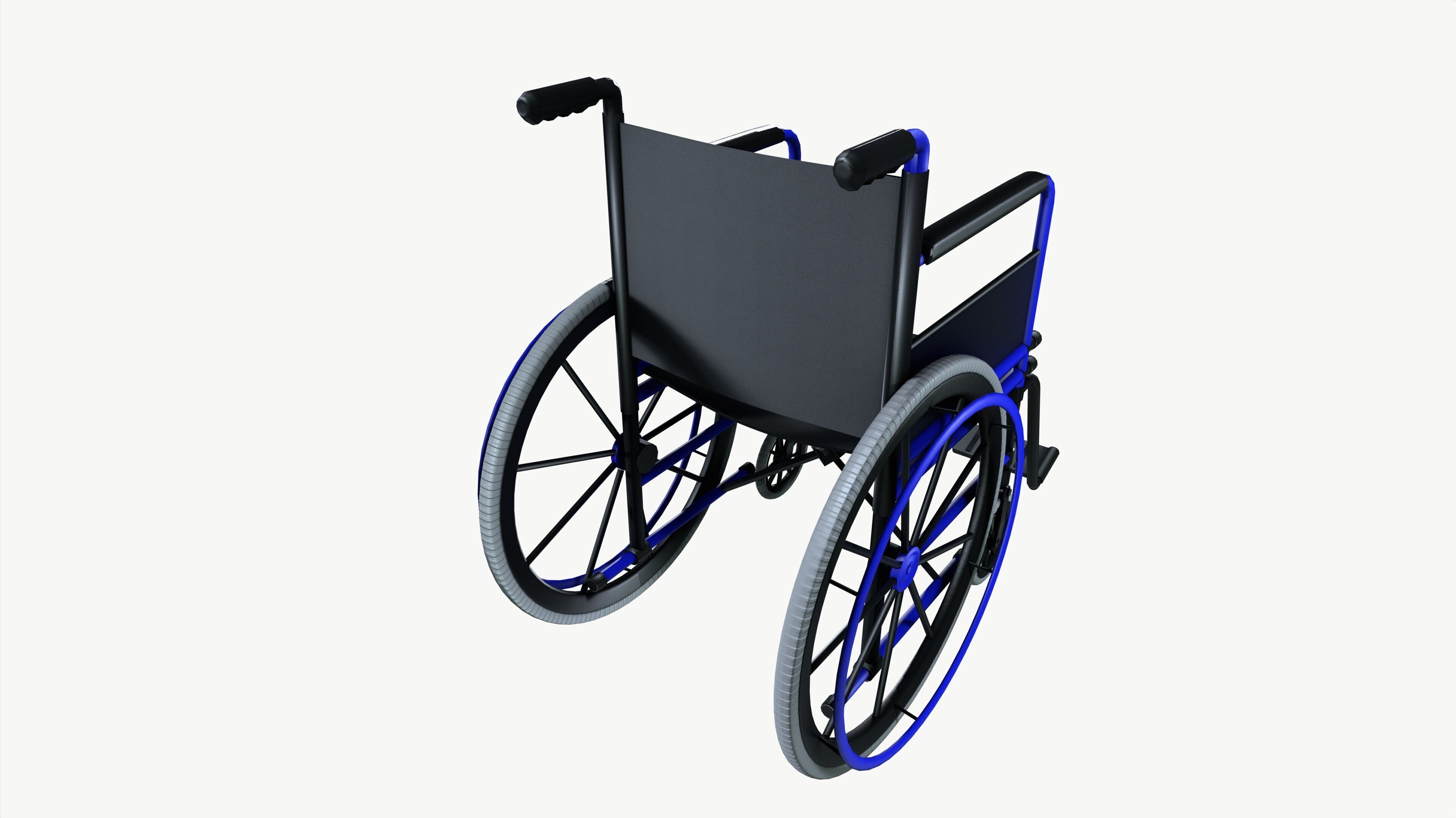 wheelchair 3D model_3