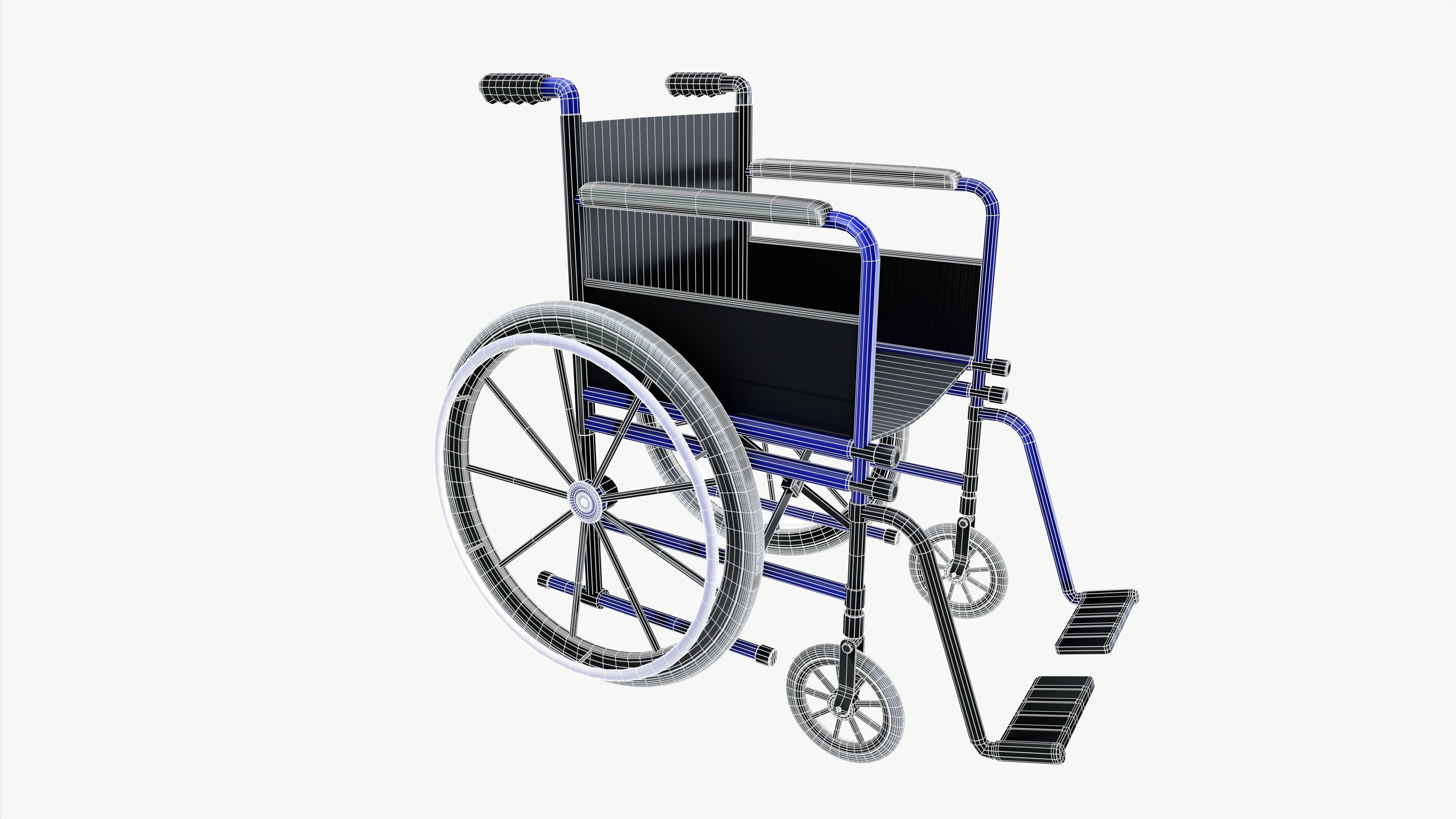 wheelchair 3D model_11